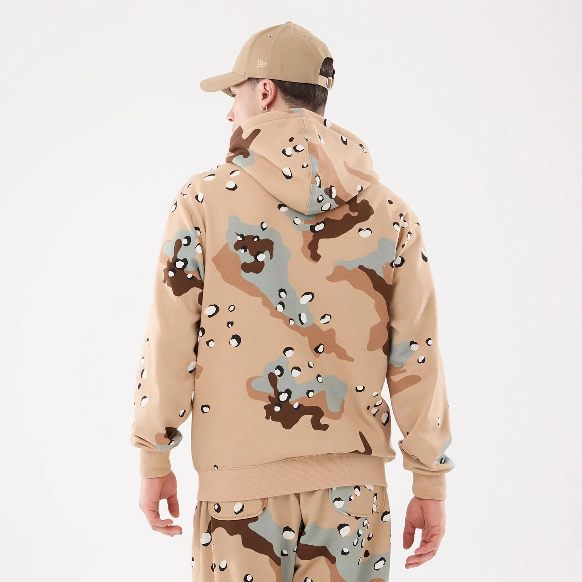 New York Yankees MLB Desert Camo 2 Way Full Zip Hoodie - Image 2