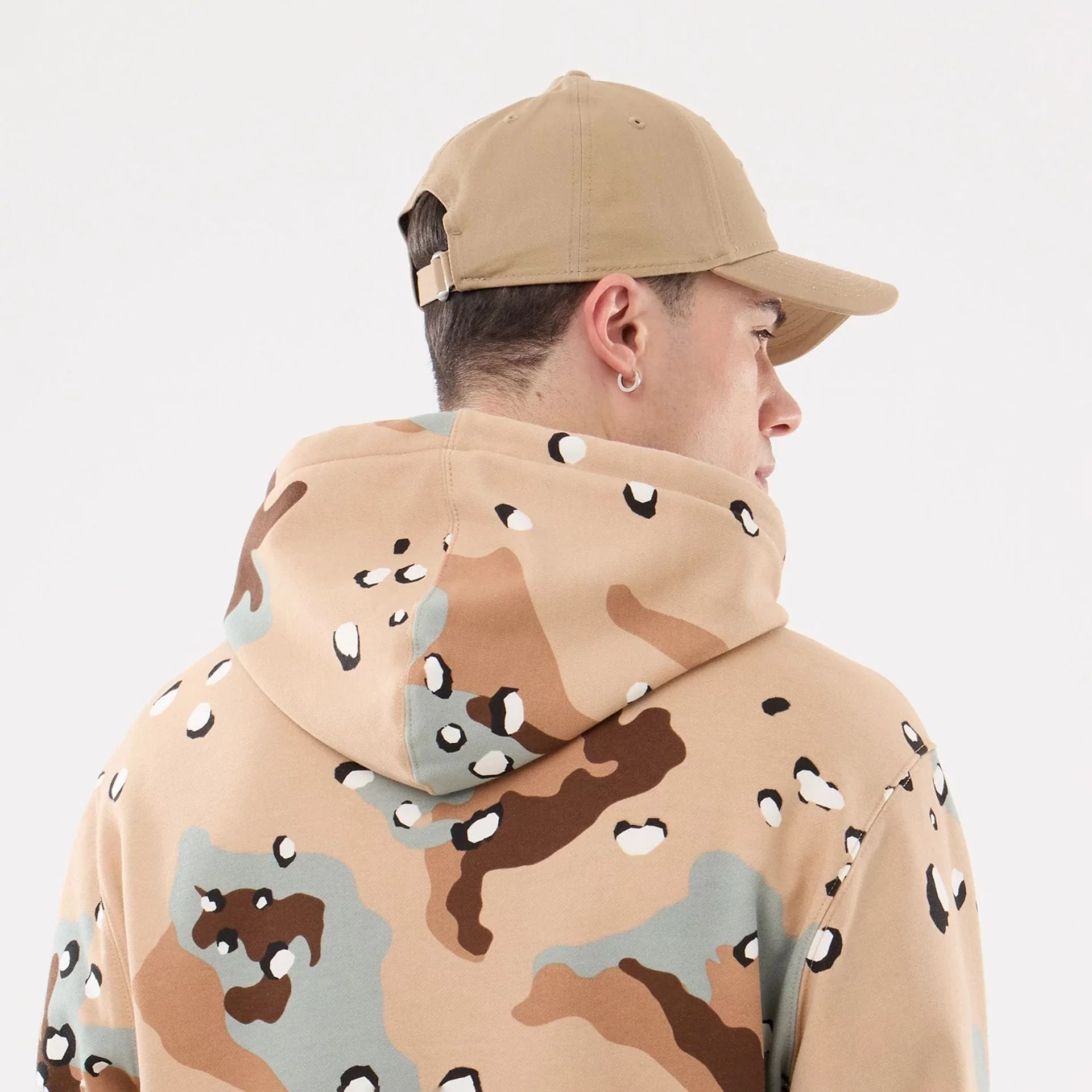 New York Yankees MLB Desert Camo 2 Way Full Zip Hoodie - Image 7