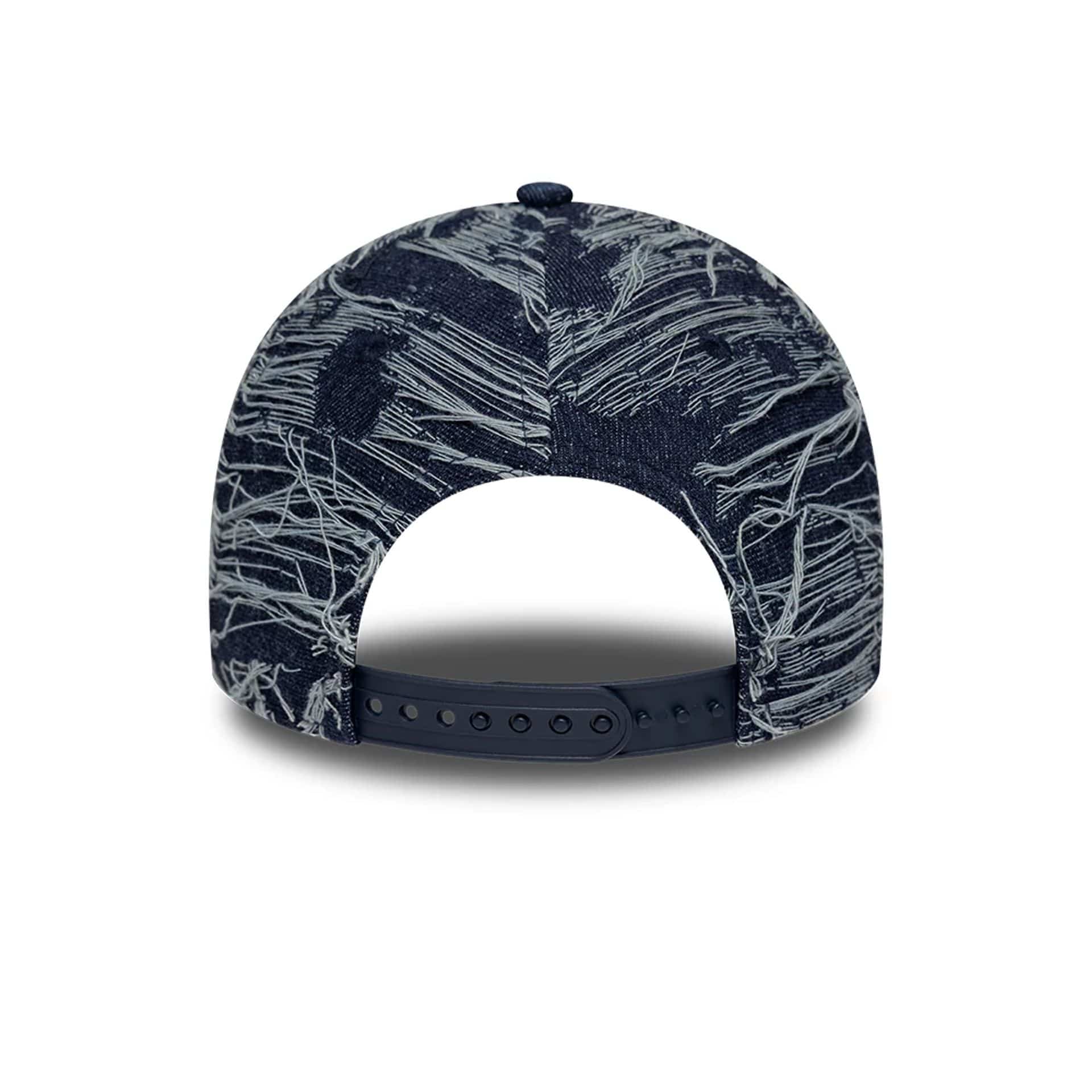 New York Yankees MLB Distressed Denim Navy 9FORTY E-Frame Adjustable Cap - Image 4