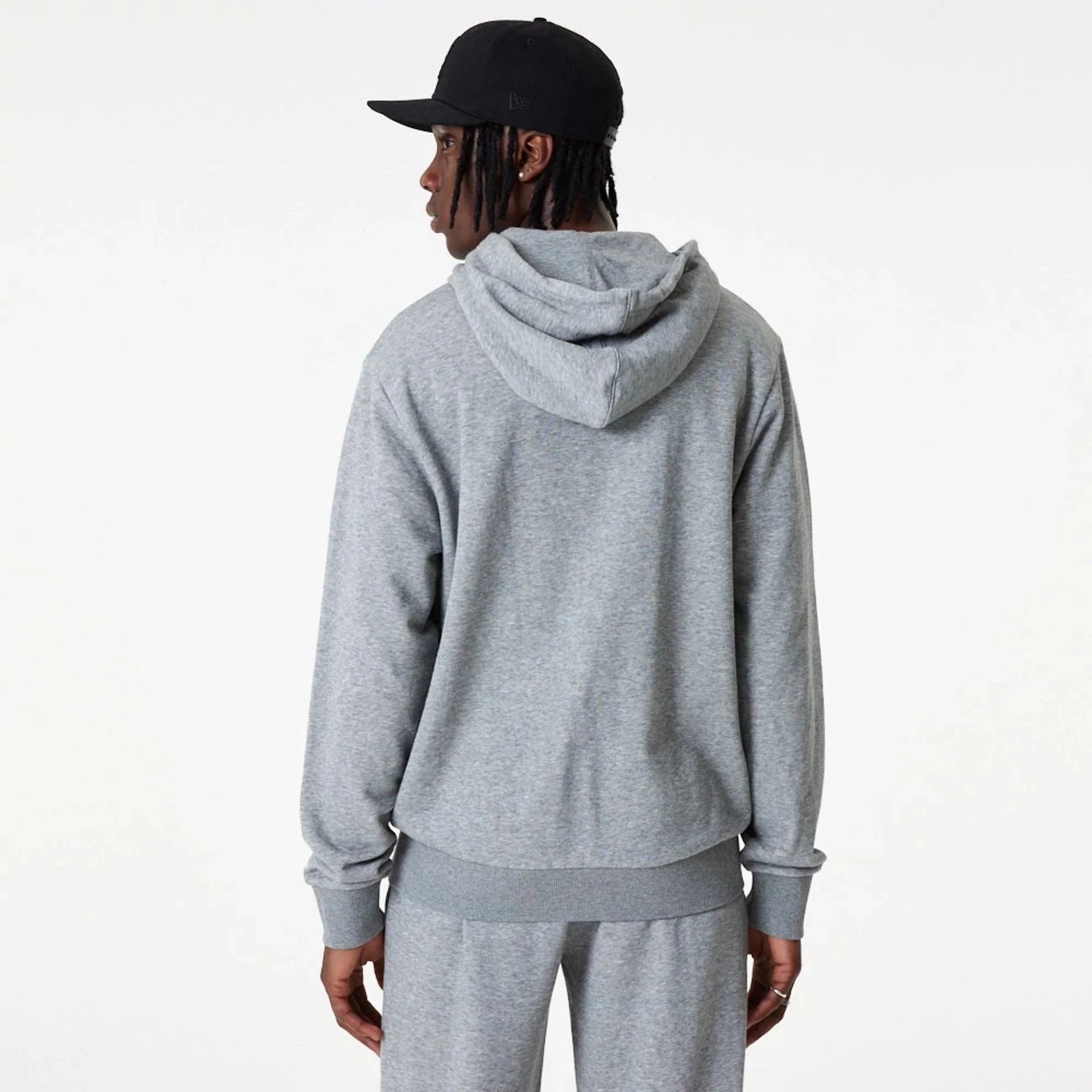 New York Yankees MLB Essential Grey Full Zip Hoodie - Image 7