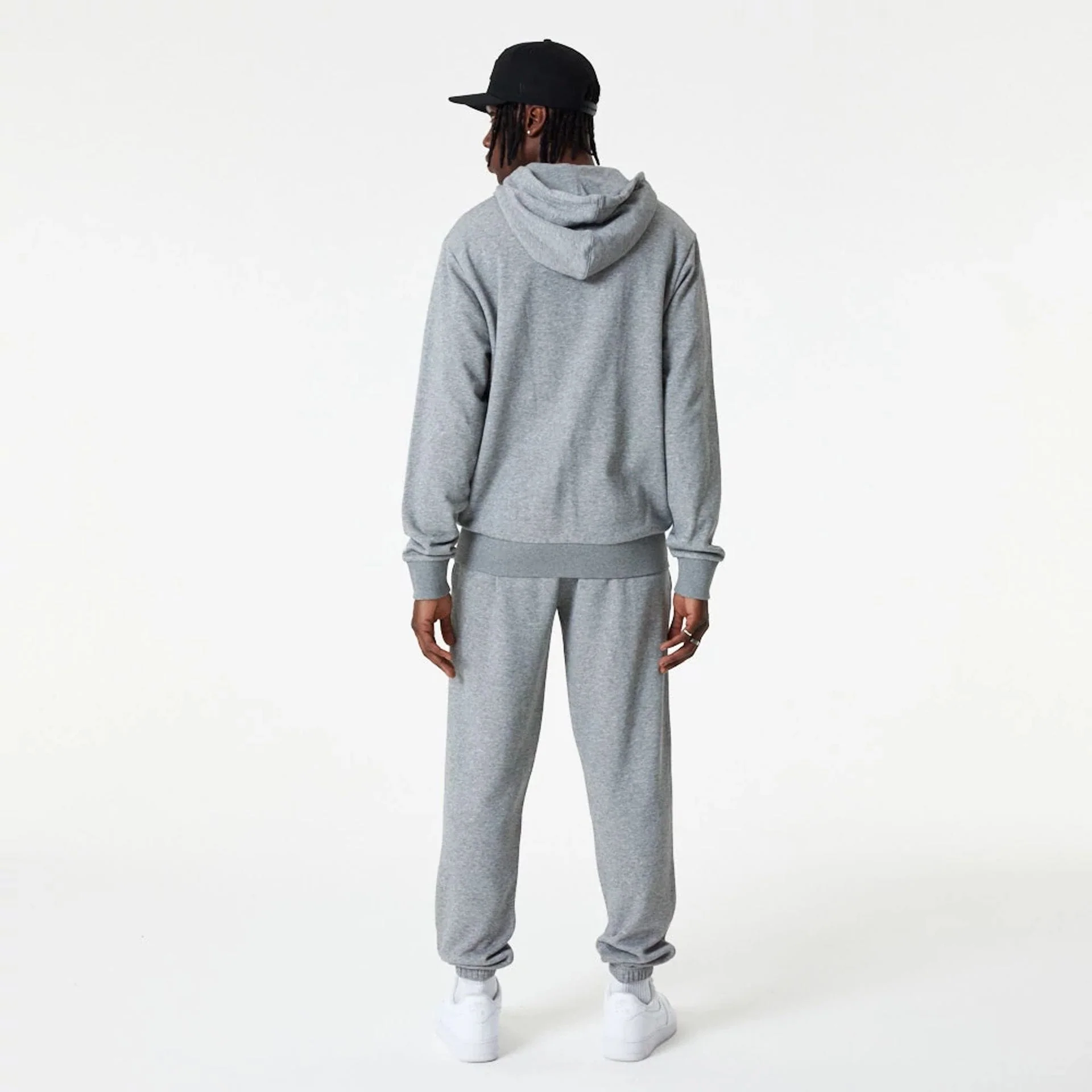 New York Yankees MLB Essential Grey Full Zip Hoodie - Image 9