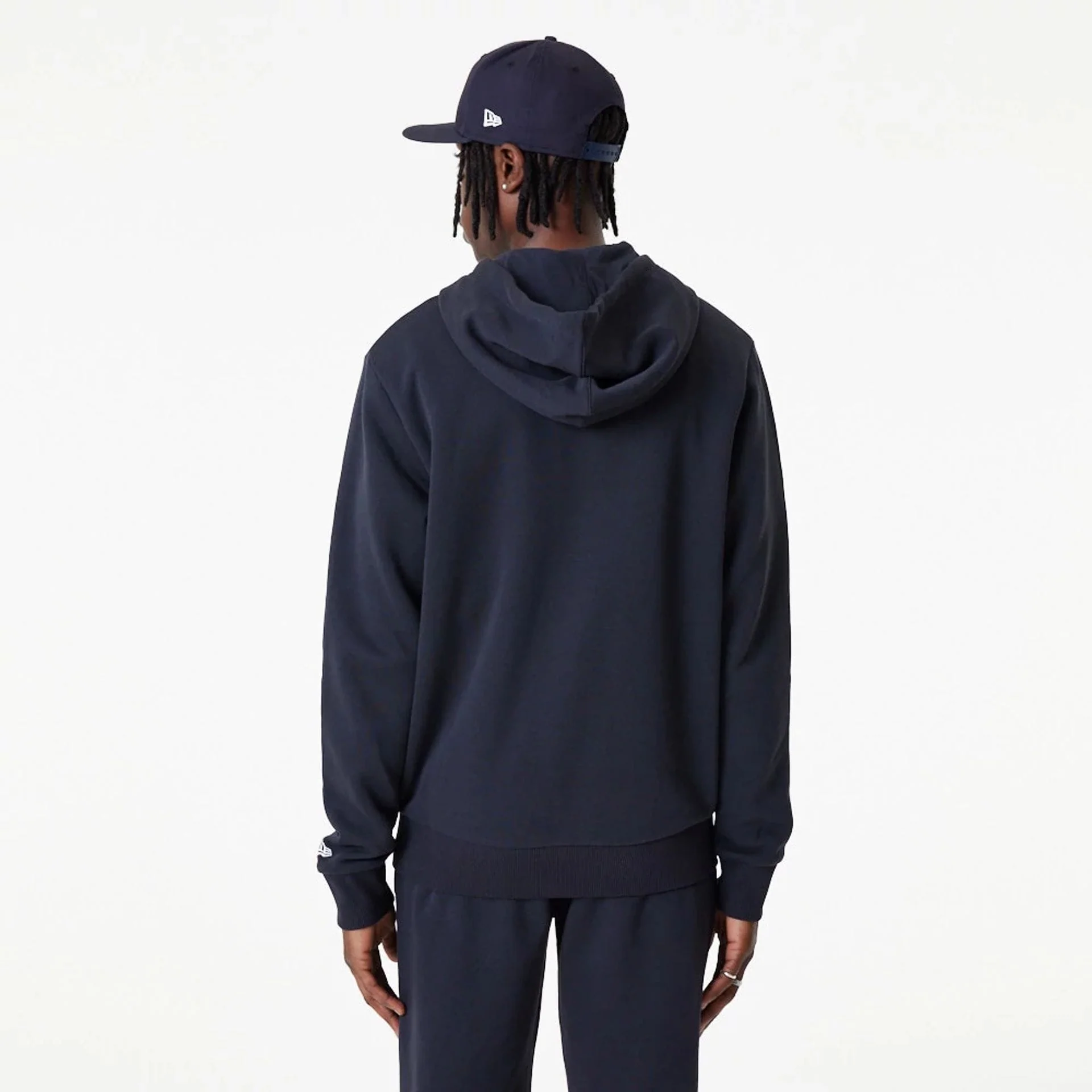 New York Yankees MLB Essential Navy Full Zip Hoodie - Image 6