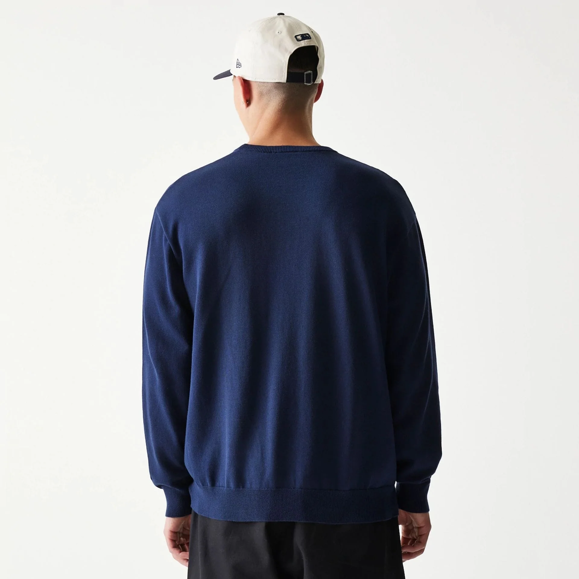 New York Yankees MLB Essential Navy Knitted Sweater - Image 2