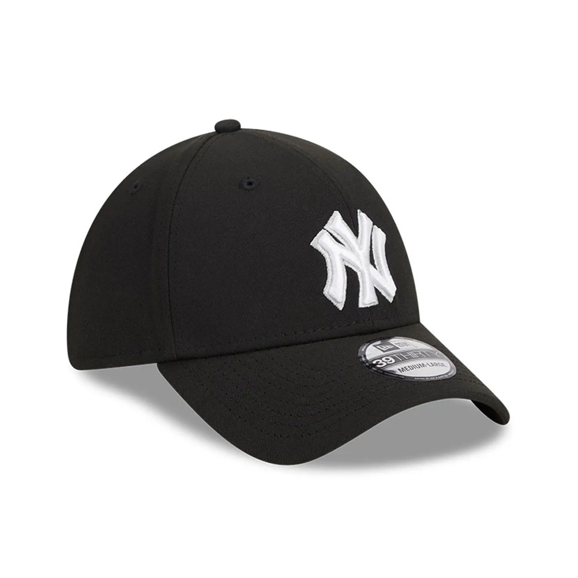 New York Yankees MLB Evergreen Black 39THIRTY Stretch Fit Cap - Image 3
