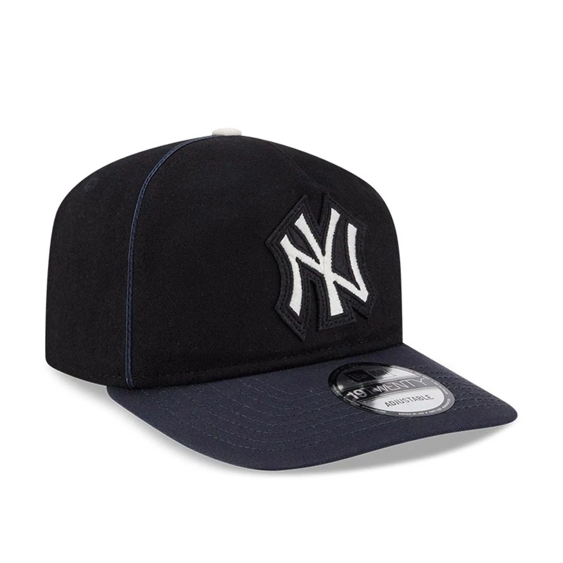 New York Yankees MLB Felt Logo Navy 19TWENTY Adjustable Cap - Image 4