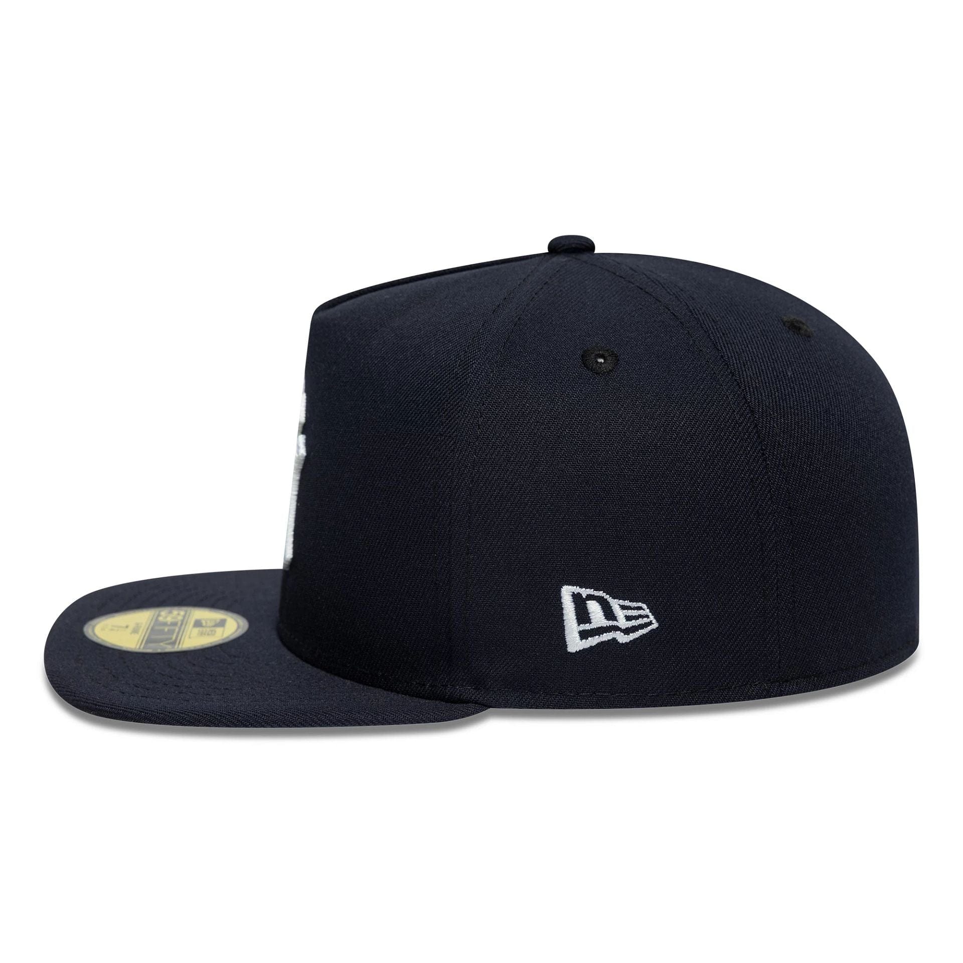 New York Yankees MLB Flat Navy 59FIFTY A-Frame Fitted Cap - Image 5