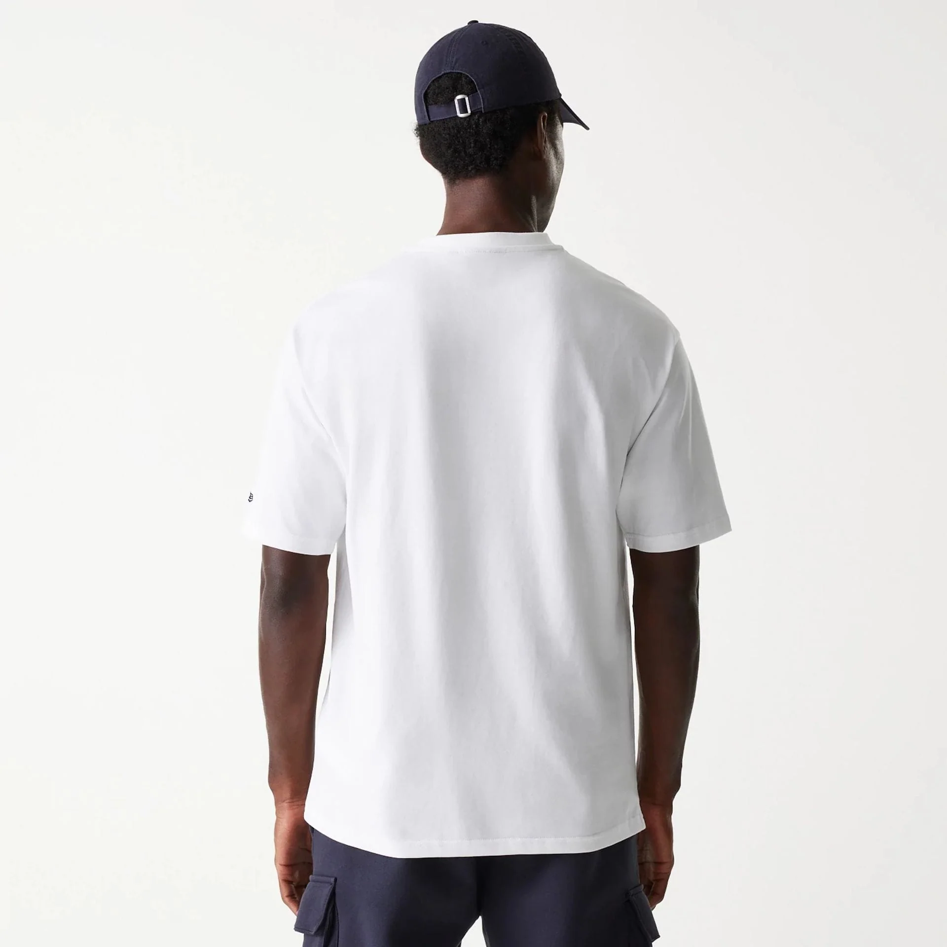 New York Yankees MLB Floral Graphic White Oversized T-Shirt - Image 2