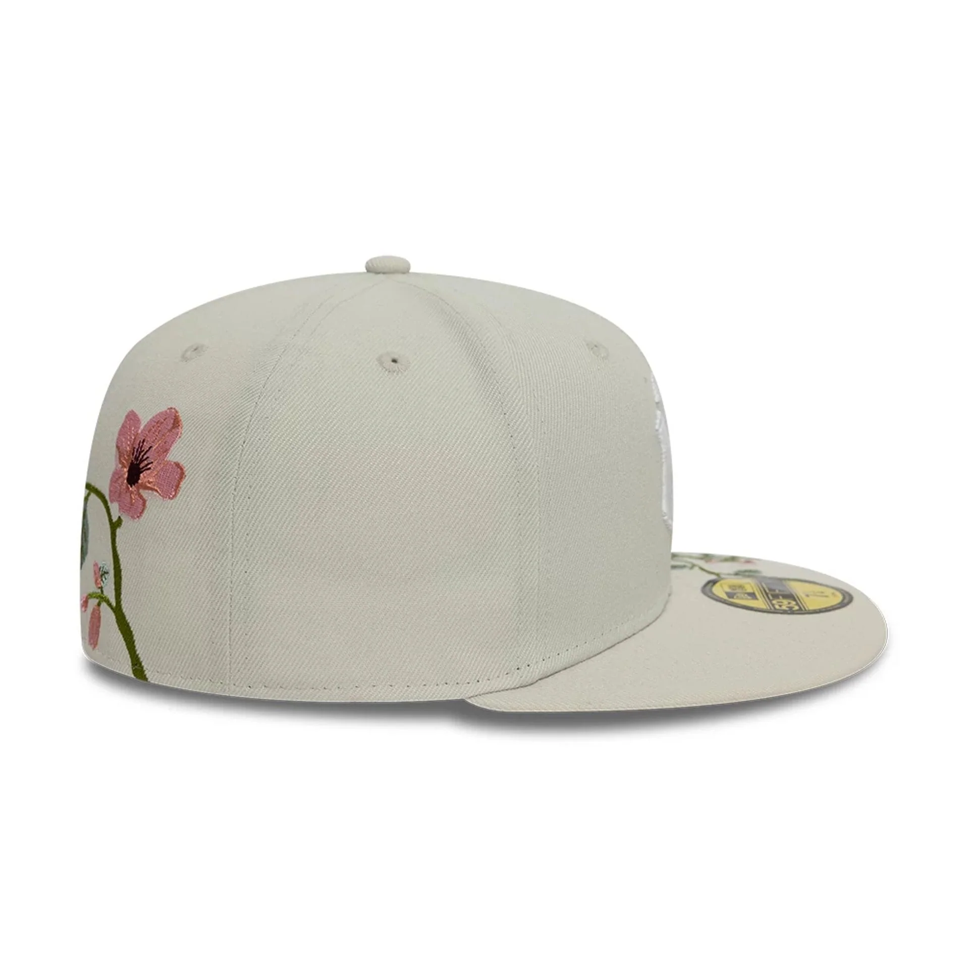 New York Yankees MLB Floral Light Beige 59FIFTY Fitted Cap - Image 7