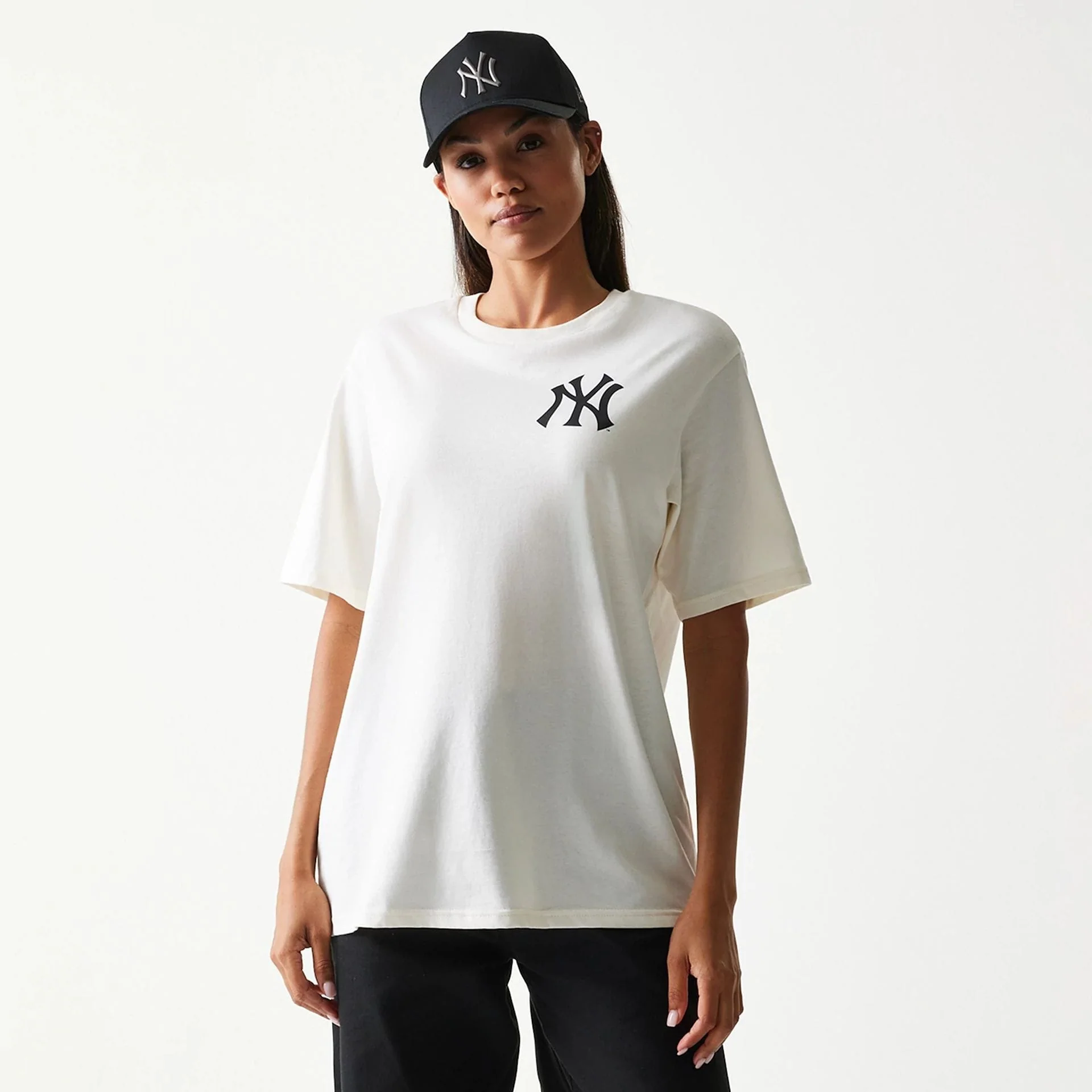 New York Yankees MLB Food Graphic Open White T-Shirt - Image 4