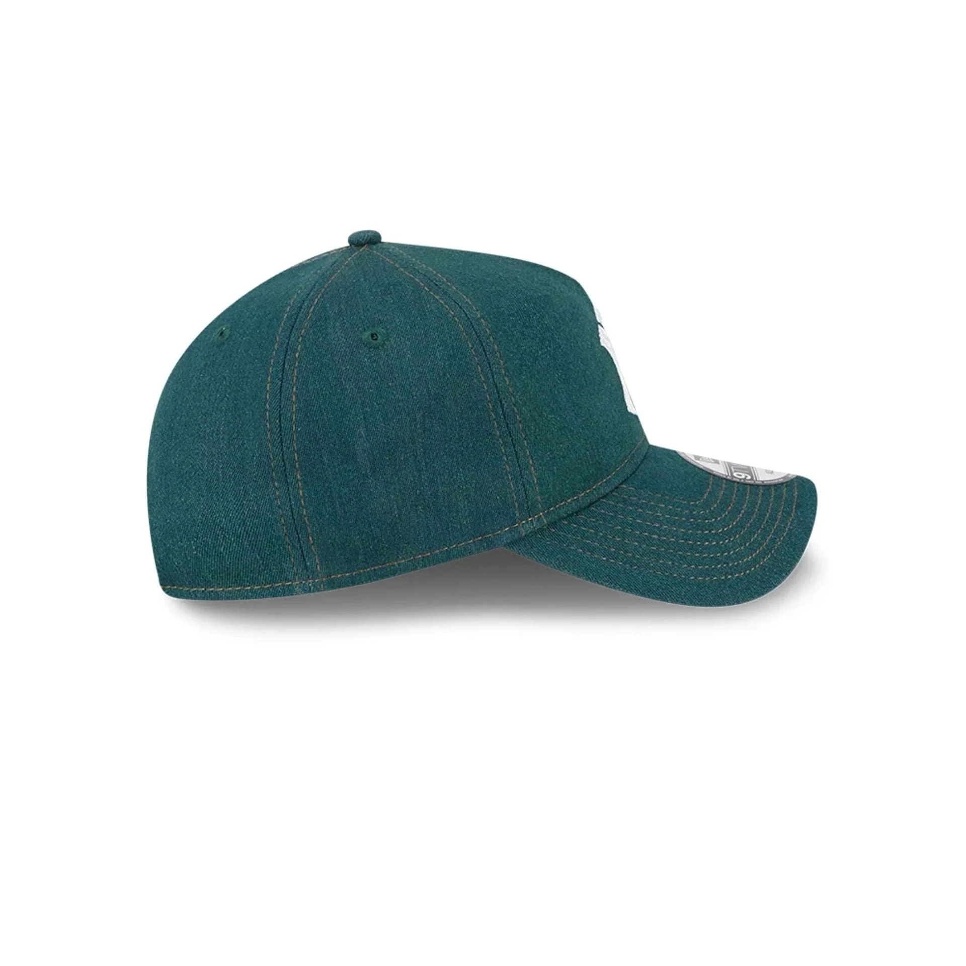 New York Yankees MLB Forest Denim Green 9TWENTY A-Frame Adjustable Cap - Image 5