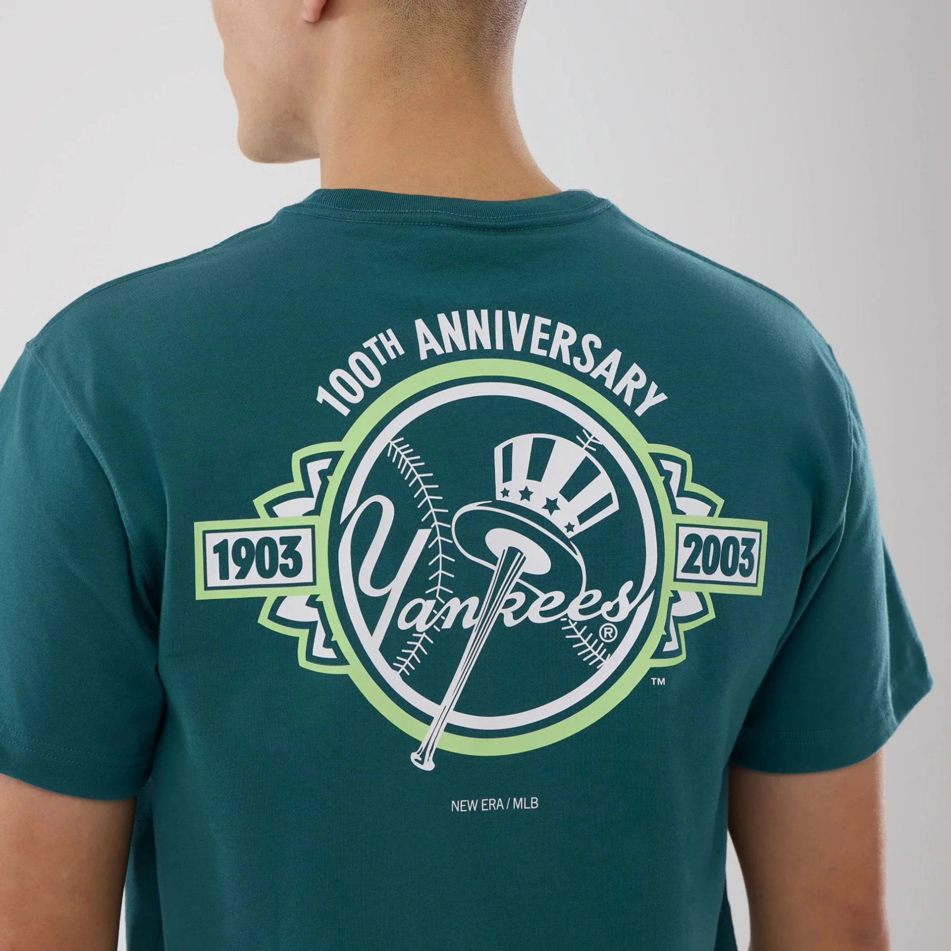 New York Yankees MLB Garden Dark Green T-Shirt - Image 2