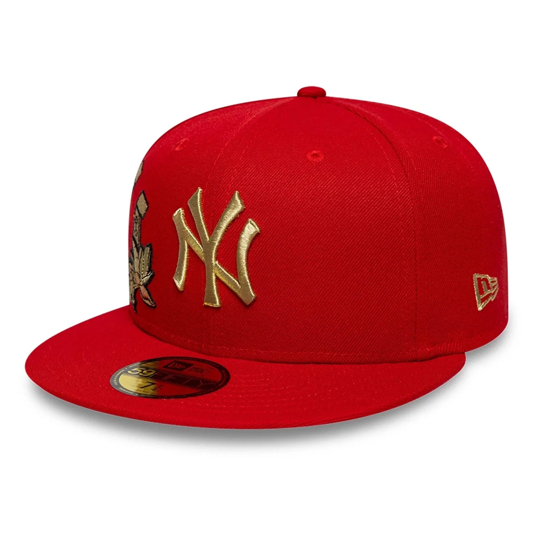 New York Yankees MLB Horseshoe Red 59FIFTY Fitted Cap - Image 4