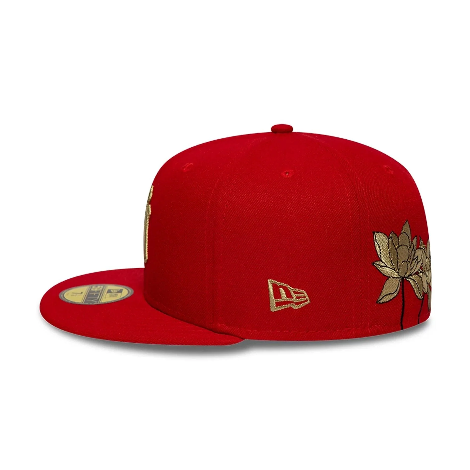 New York Yankees MLB Horseshoe Red 59FIFTY Fitted Cap - Image 6