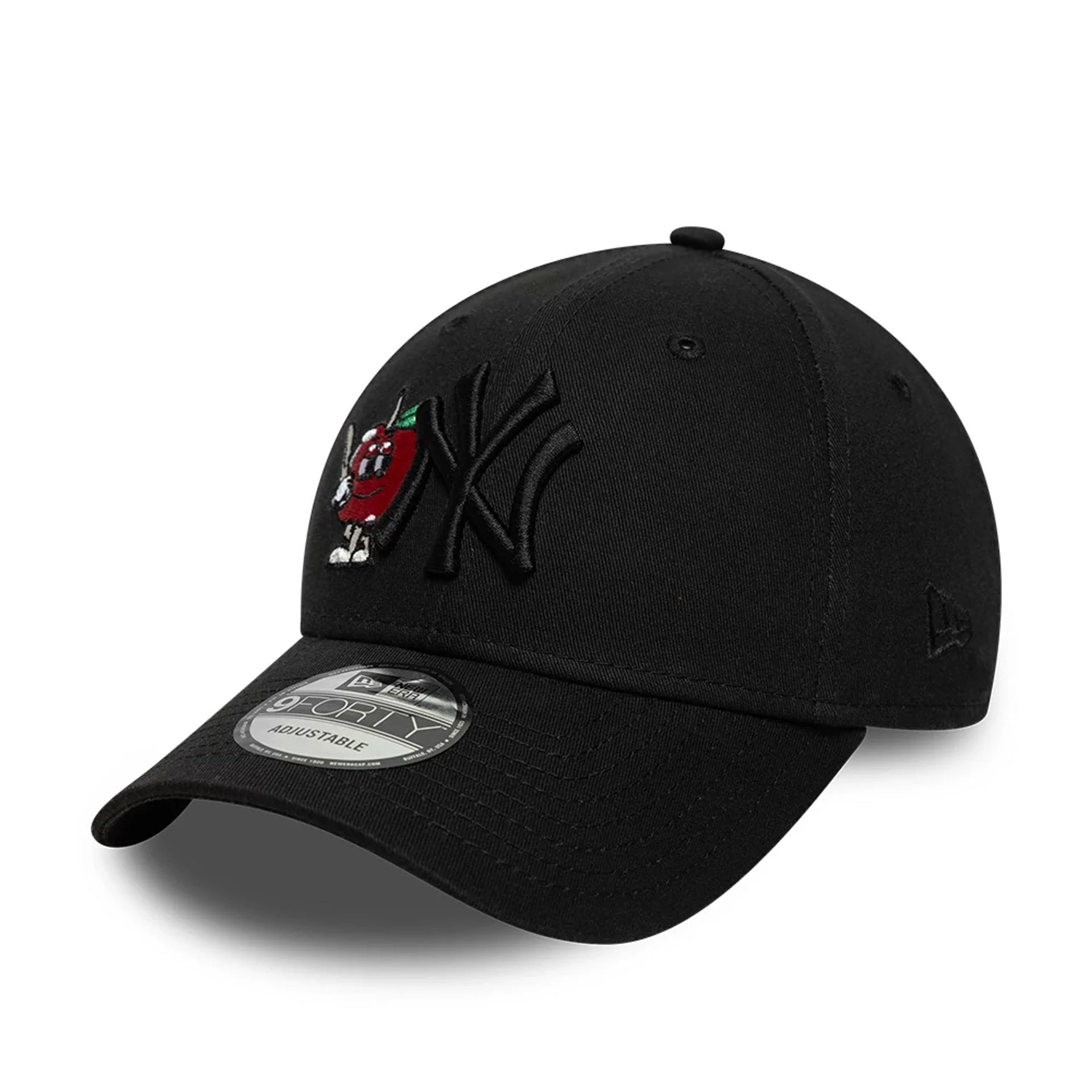 New York Yankees MLB Icon Black 9FORTY Adjustable Cap - Image 3