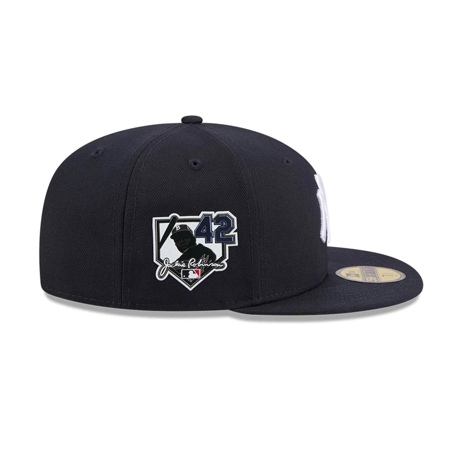 New York Yankees MLB Jackie Robinson Navy 59FIFTY Fitted Cap - Image 4