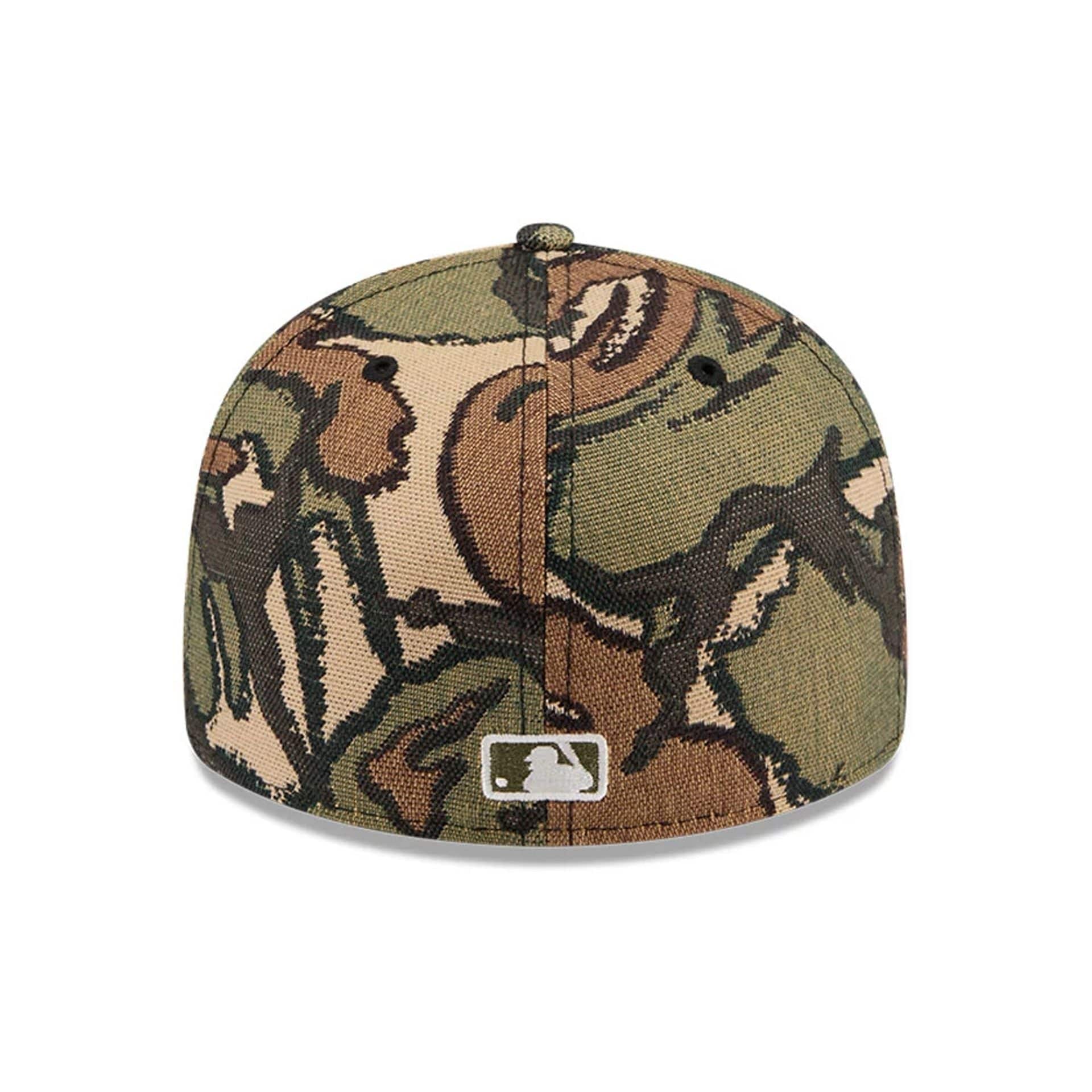 New York Yankees MLB Jacquard Camo 59FIFTY Fitted Cap - Image 6
