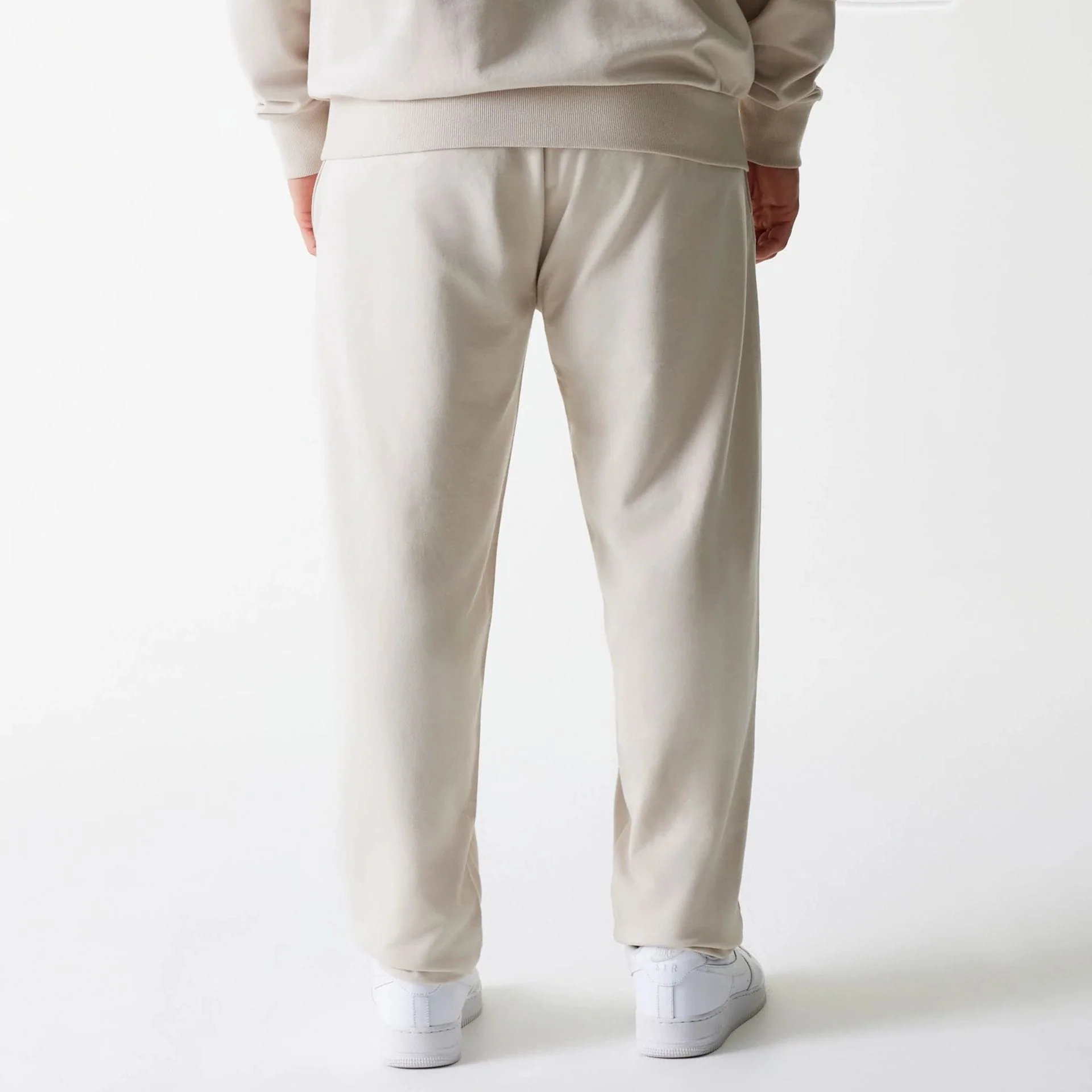 New York Yankees MLB League Essential Midi French Terry Cream Joggers - Image 2