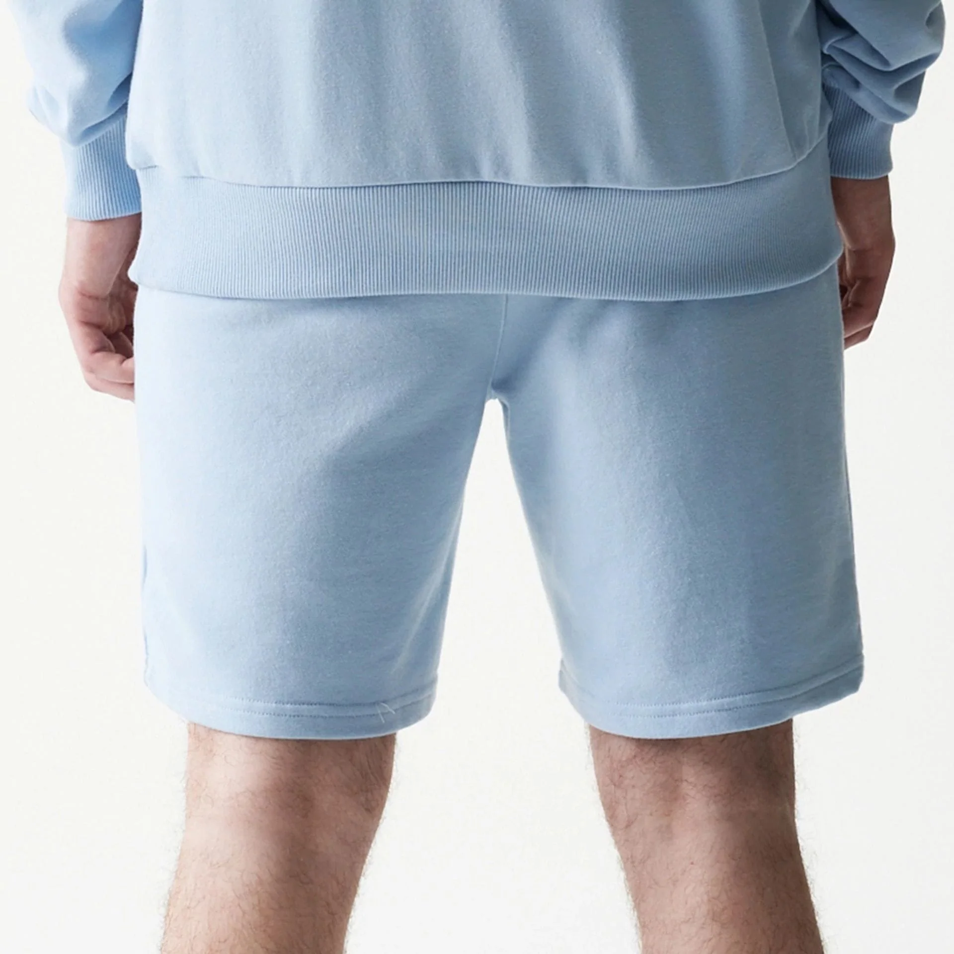New York Yankees MLB League Essential Midi Pastel Blue Shorts - Image 7
