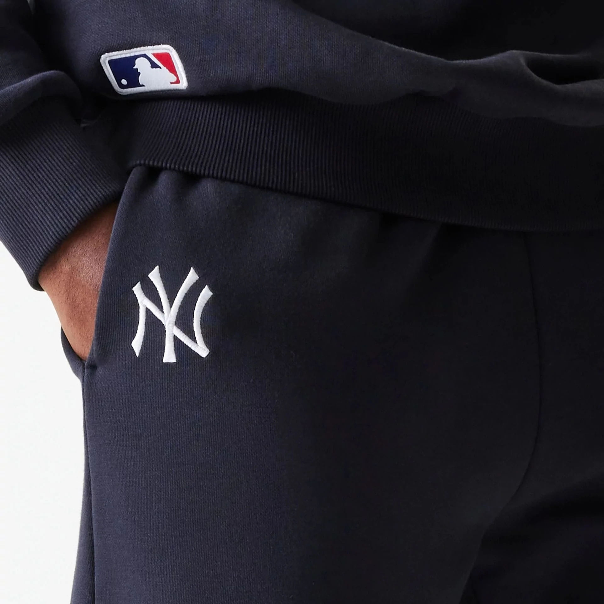 New York Yankees MLB League Essential Navy Joggers - Image 4