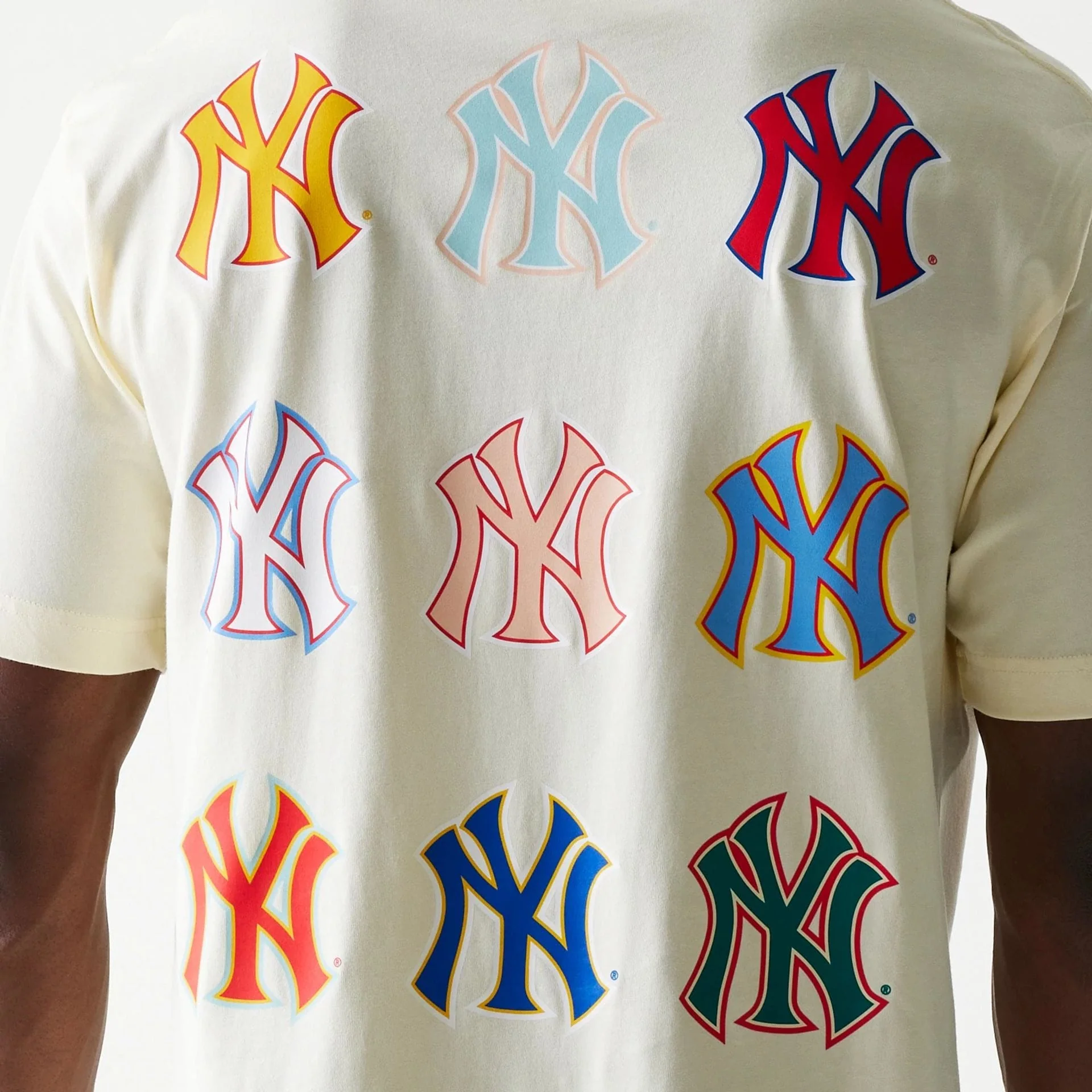 New York Yankees MLB Life Graphic Cream T-Shirt - Image 4