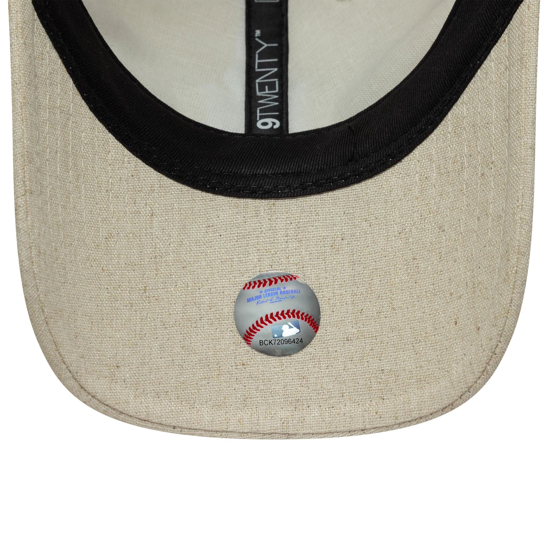 New York Yankees MLB Linen Light Beige 9TWENTY Adjustable Cap - Image 5