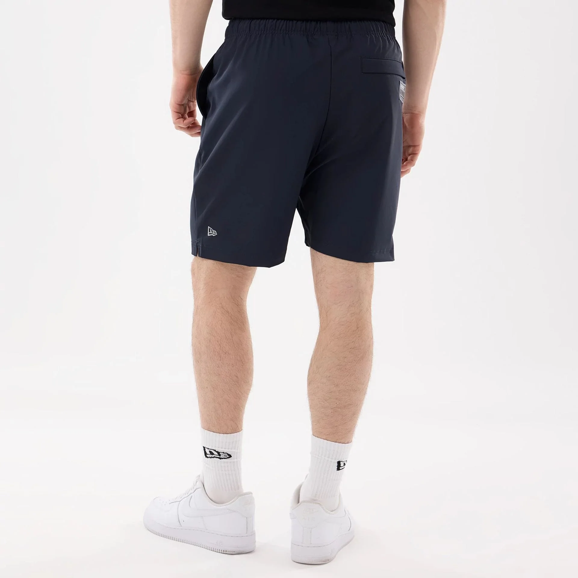 New York Yankees MLB Match Navy Oversized Shorts - Image 2