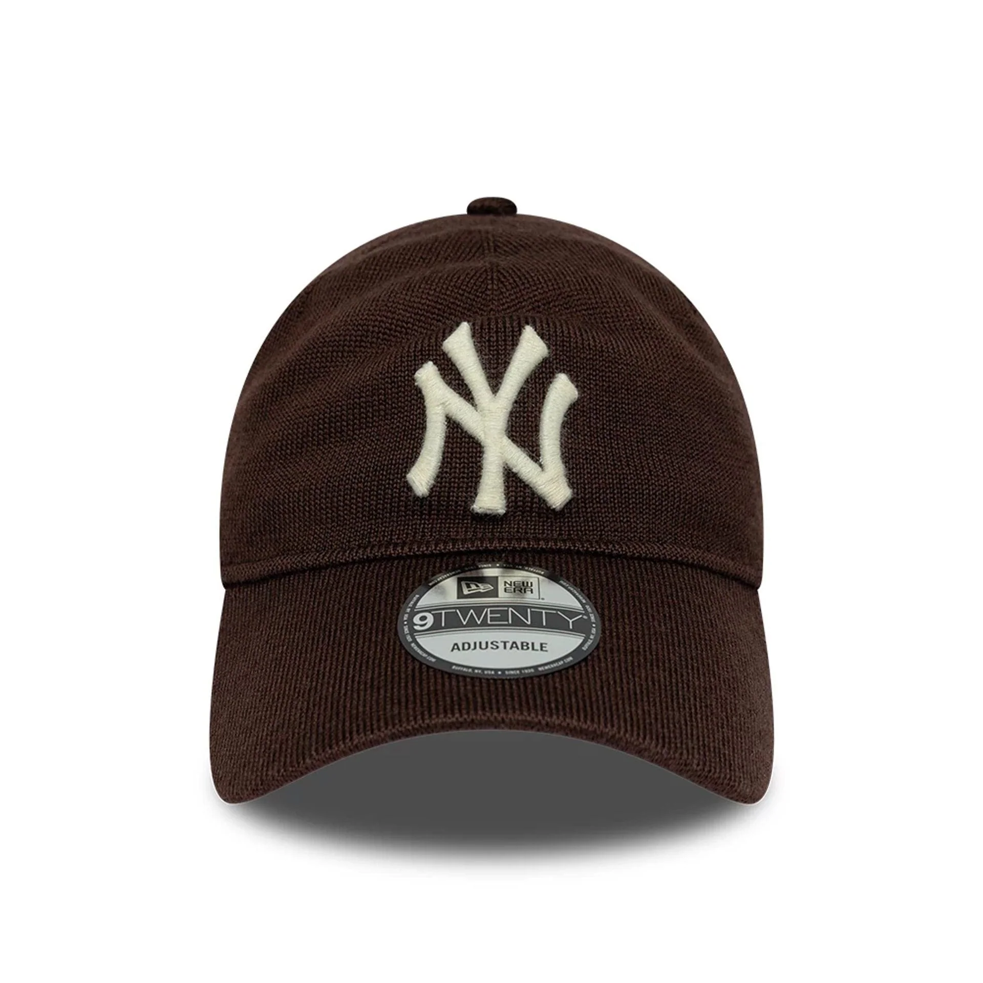 New York Yankees MLB Merino Wool Dark Brown 9TWENTY Adjustable Cap - Image 2