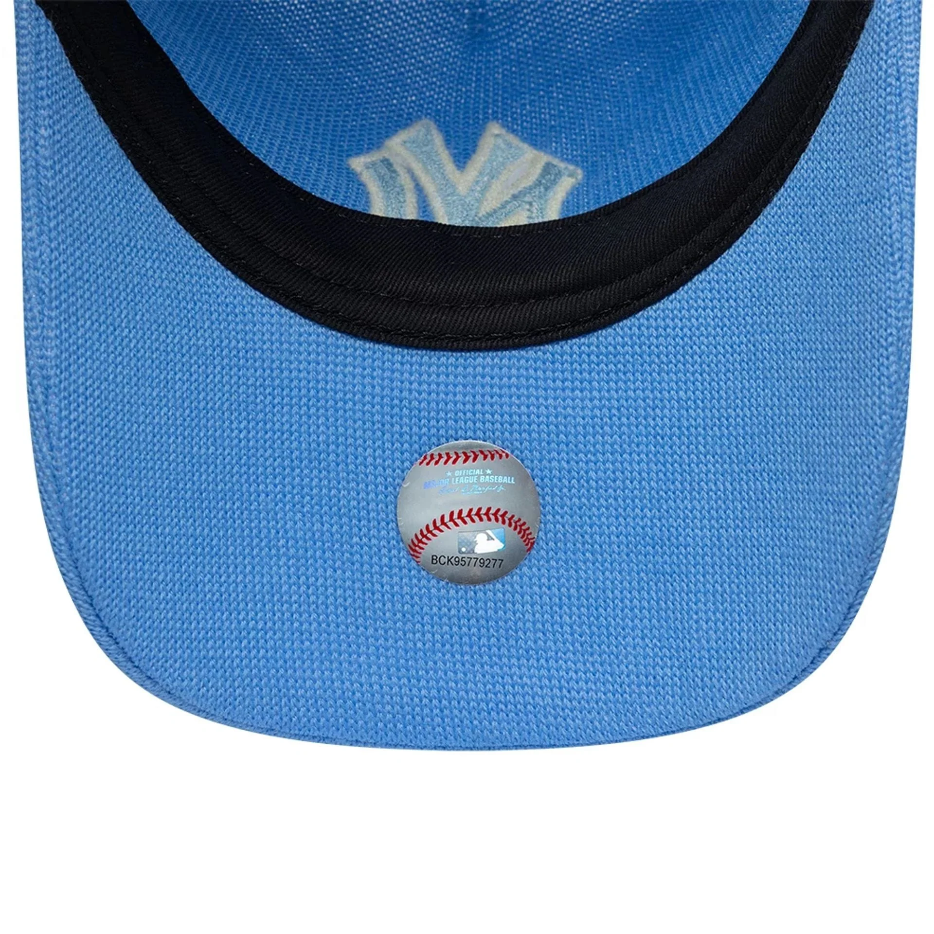 New York Yankees MLB Merino Wool Pastel Blue 9TWENTY Adjustable Cap - Image 7