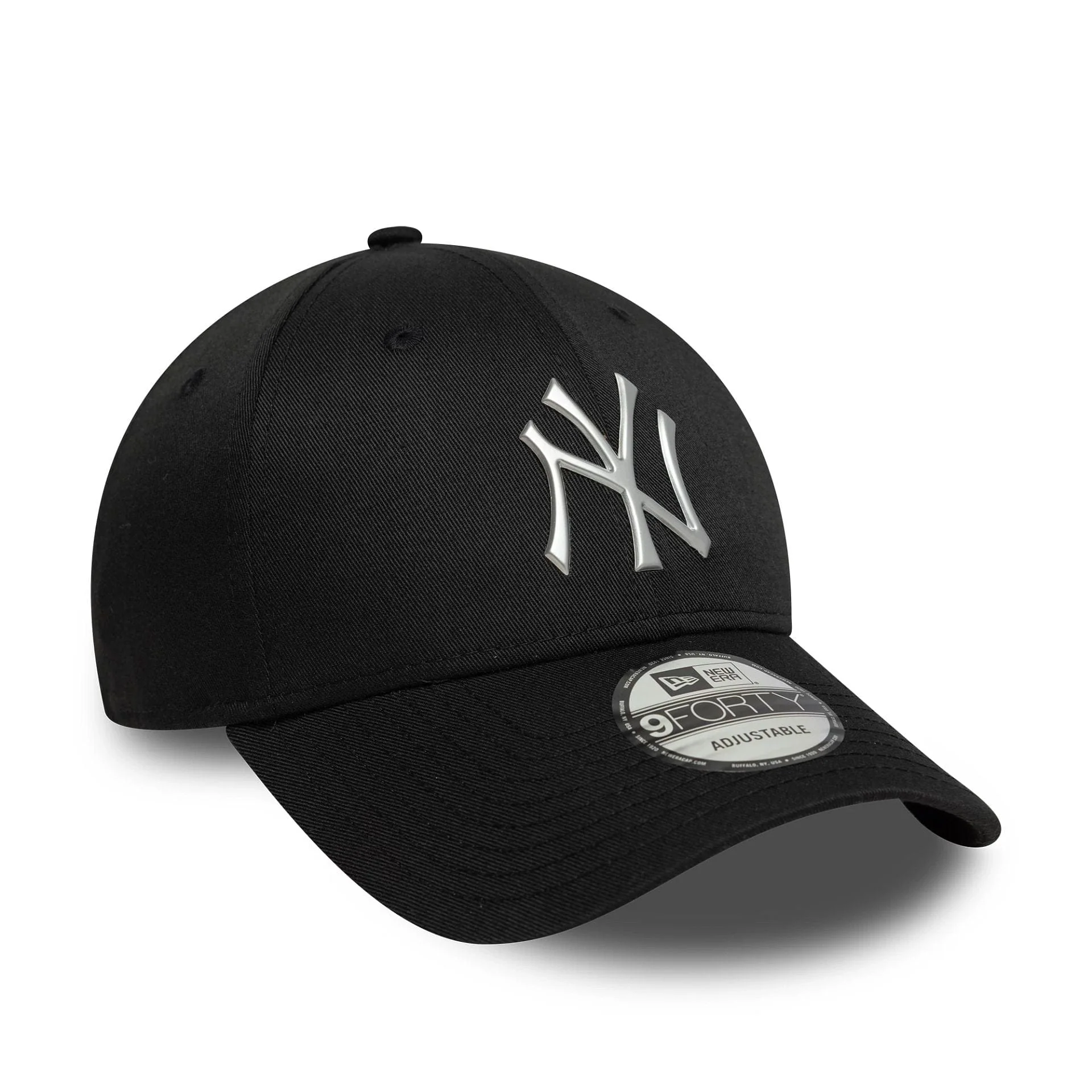 New York Yankees MLB Metallic Black 9FORTY Cap - Image 3