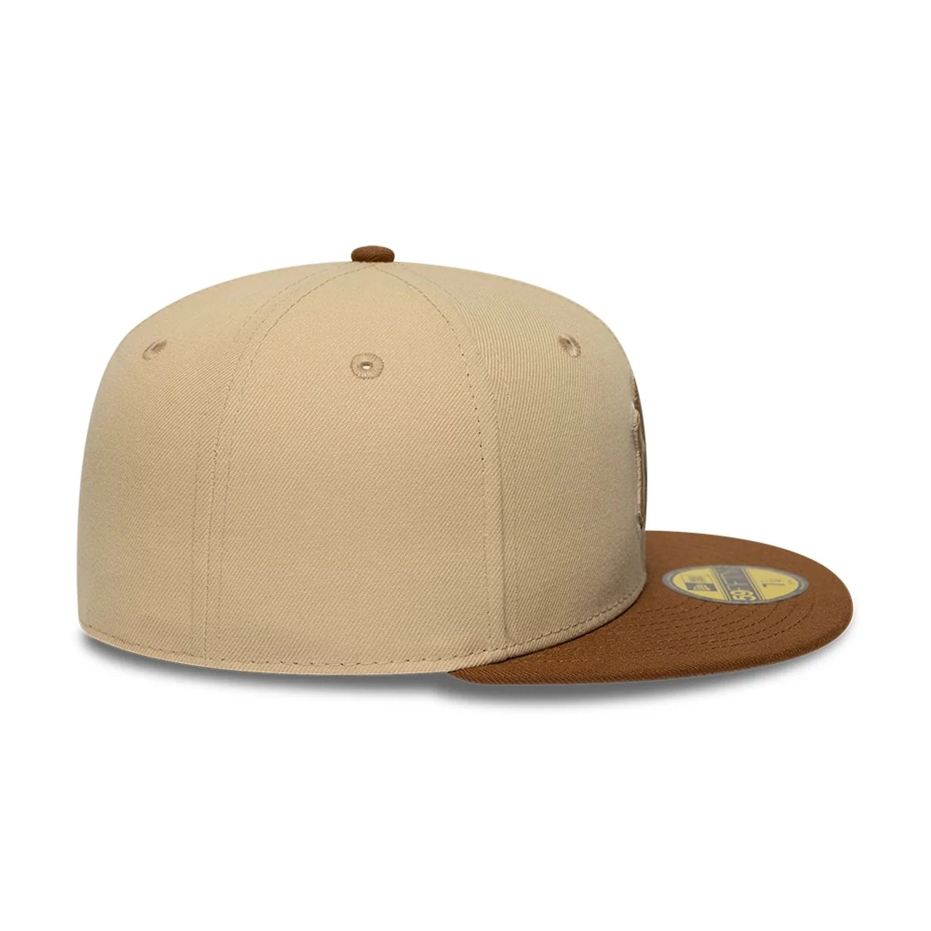 New York Yankees MLB Mocha Mousse Light Beige 59FIFTY Fitted Cap - Image 5
