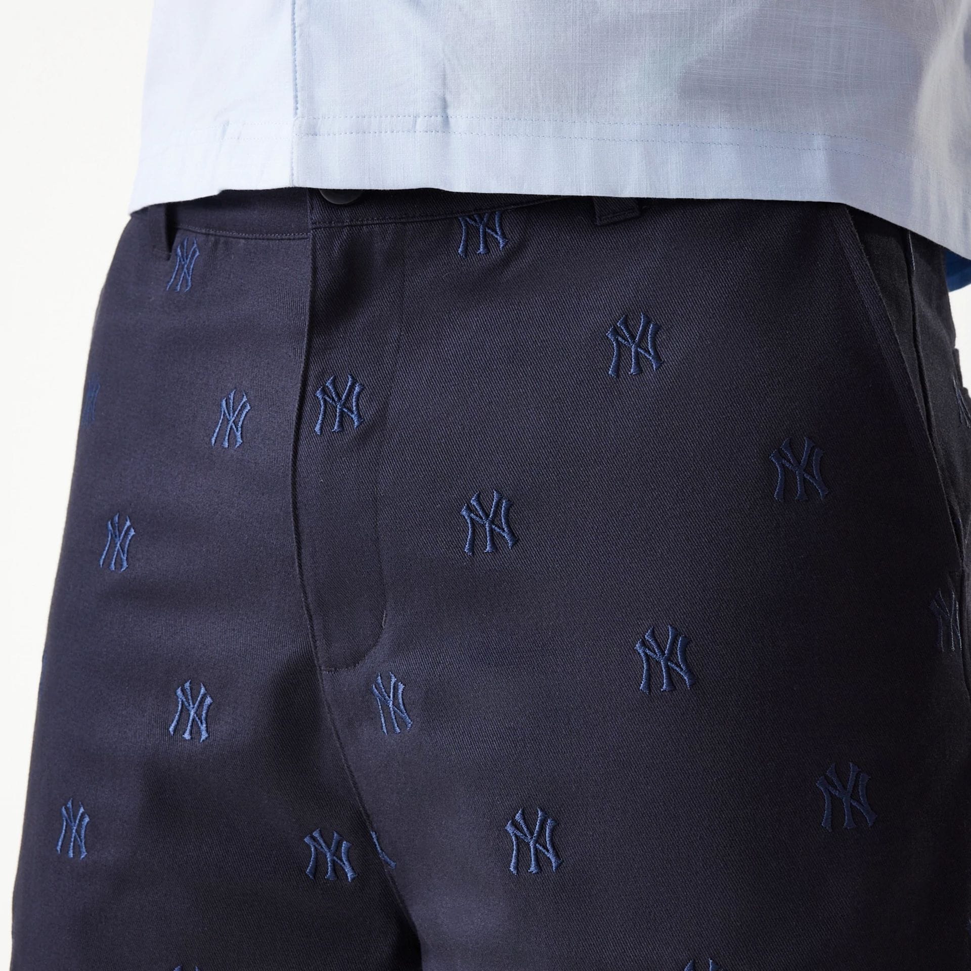 New York Yankees MLB Monogram Navy Shorts - Image 5