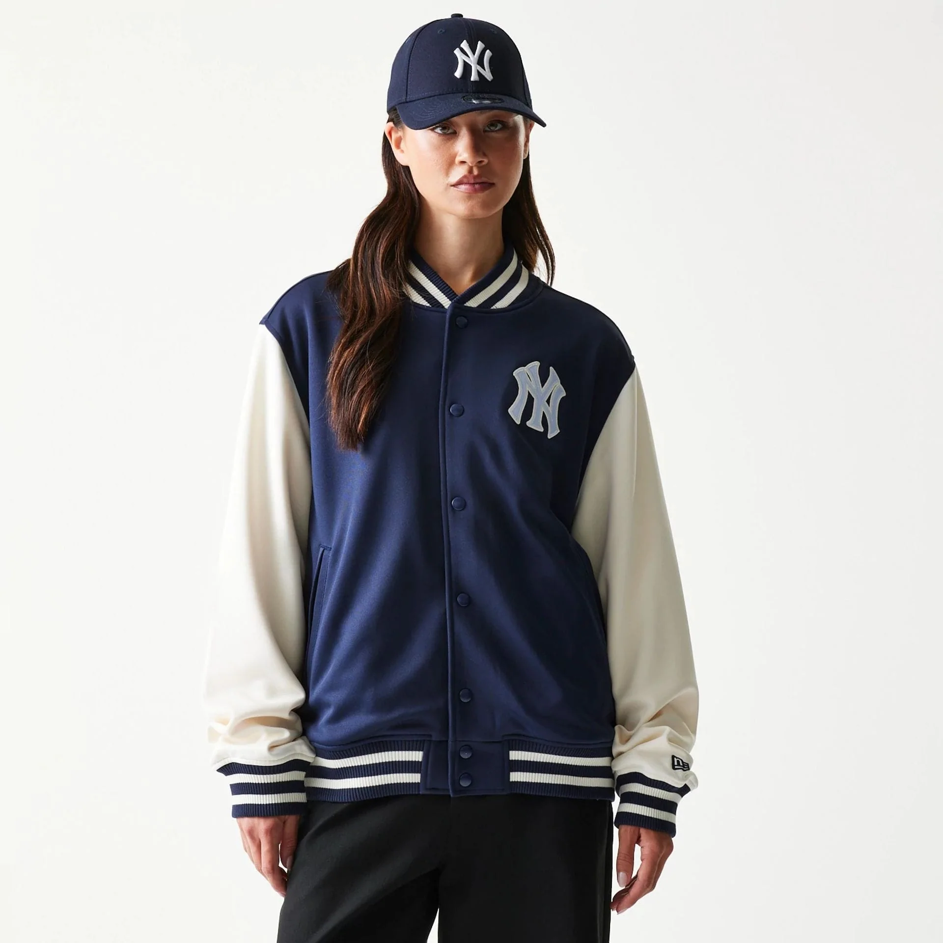 New York Yankees MLB Navy Bomber Jacket - Image 4