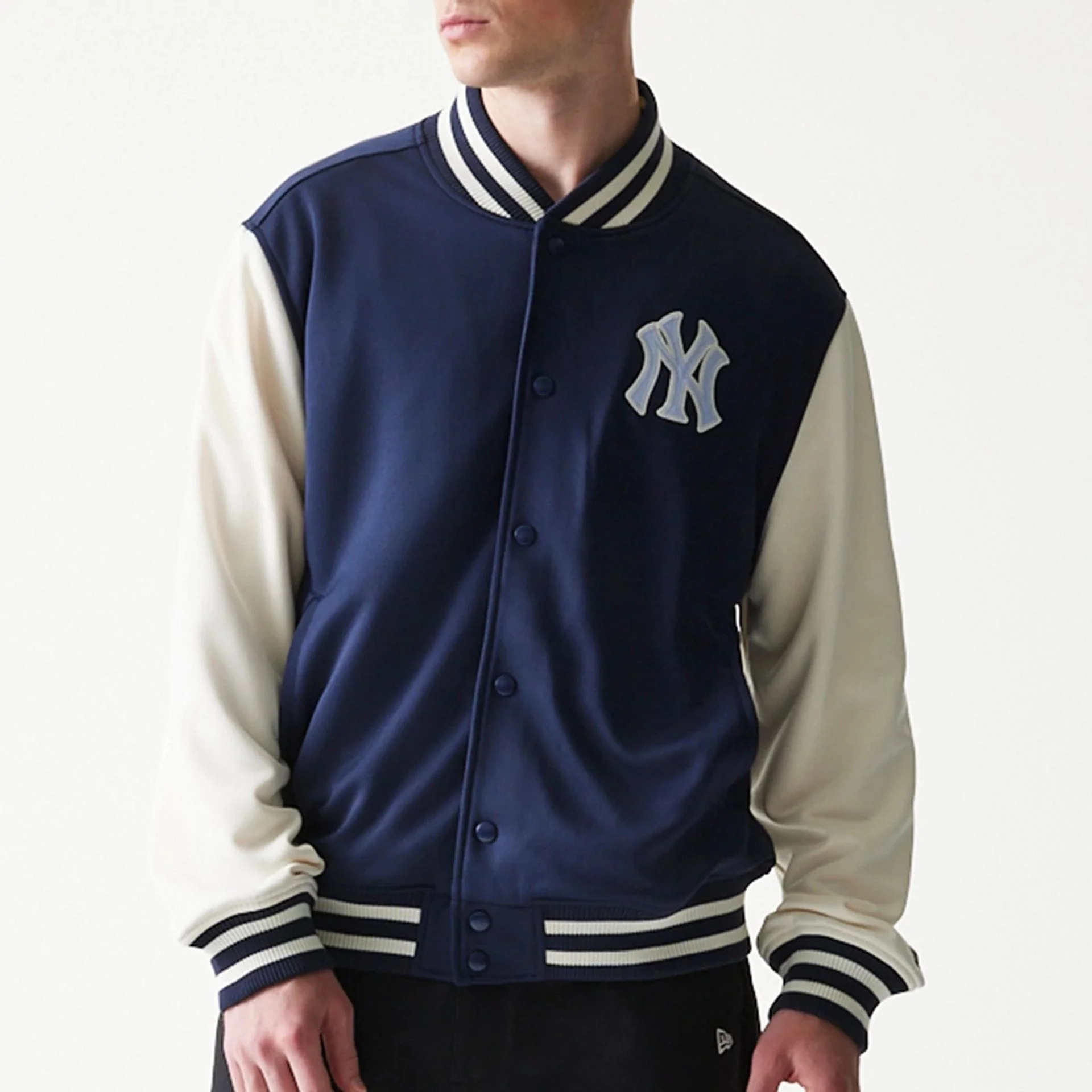 New York Yankees MLB Navy Bomber Jacket - Image 5