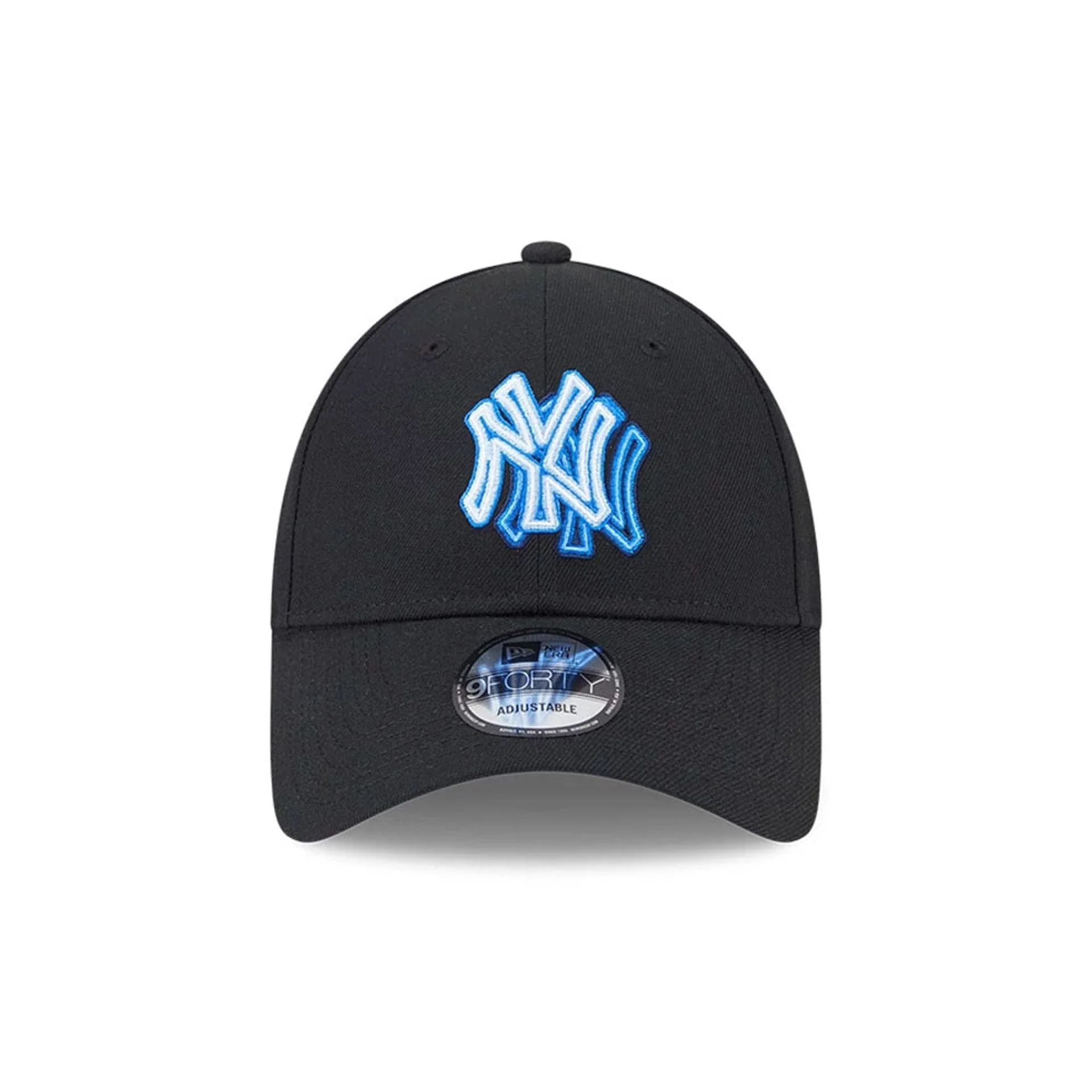 New York Yankees MLB Neon Black 9FORTY Adjustable Cap - Image 3