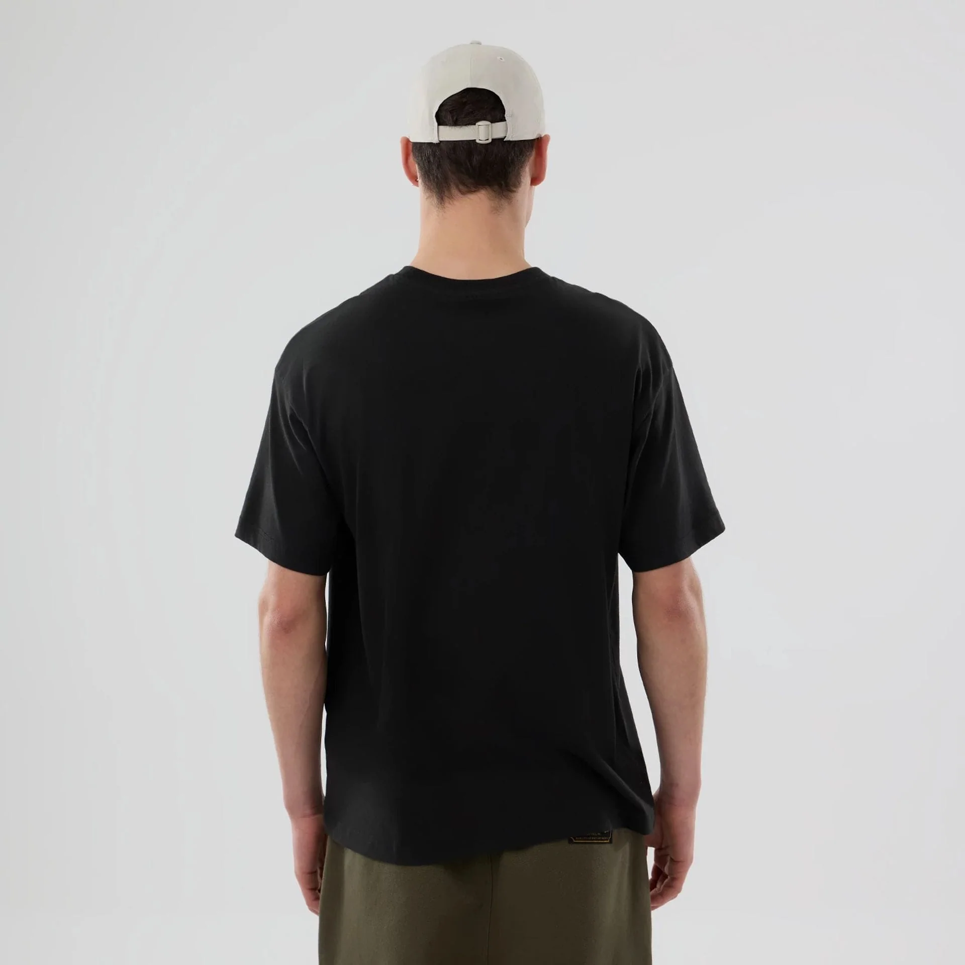 New York Yankees MLB On Fire Black Oversized T-Shirt - Image 2