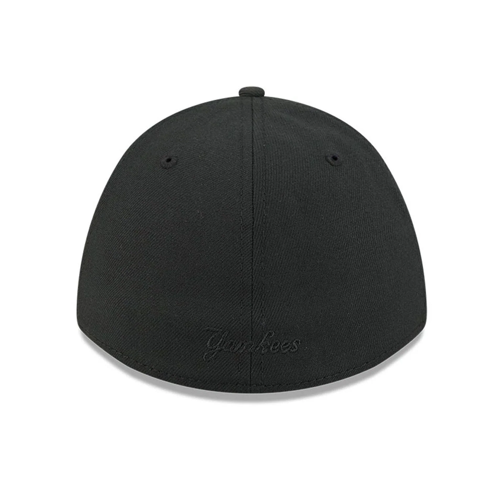 New York Yankees MLB Outline Black 39THIRTY M-Crown Stretch Fit Cap - Image 7