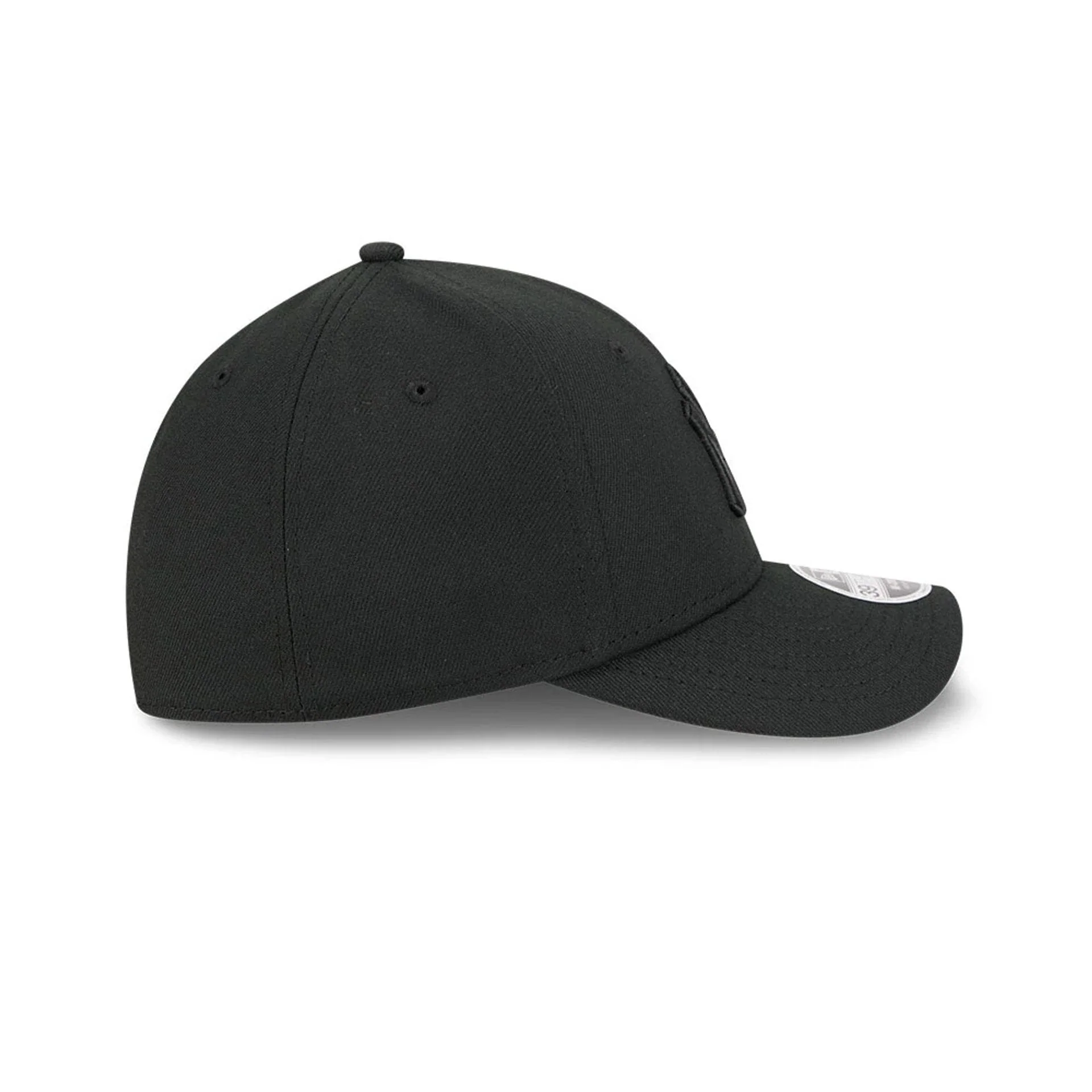 New York Yankees MLB Outline Black 39THIRTY M-Crown Stretch Fit Cap - Image 8