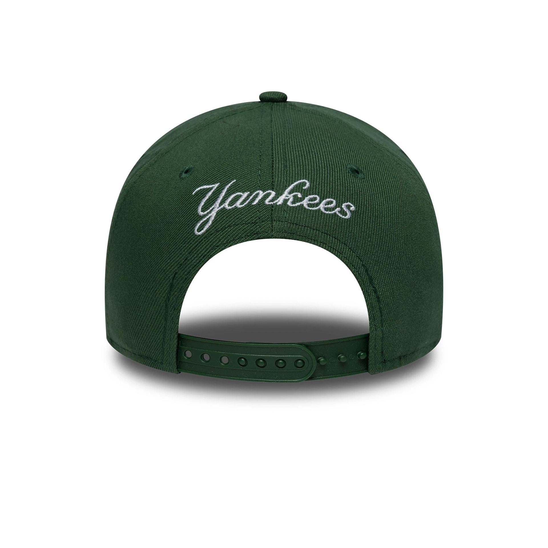 New York Yankees MLB Outline Script Dark Green 9FORTY E-Frame Cap - Image 4