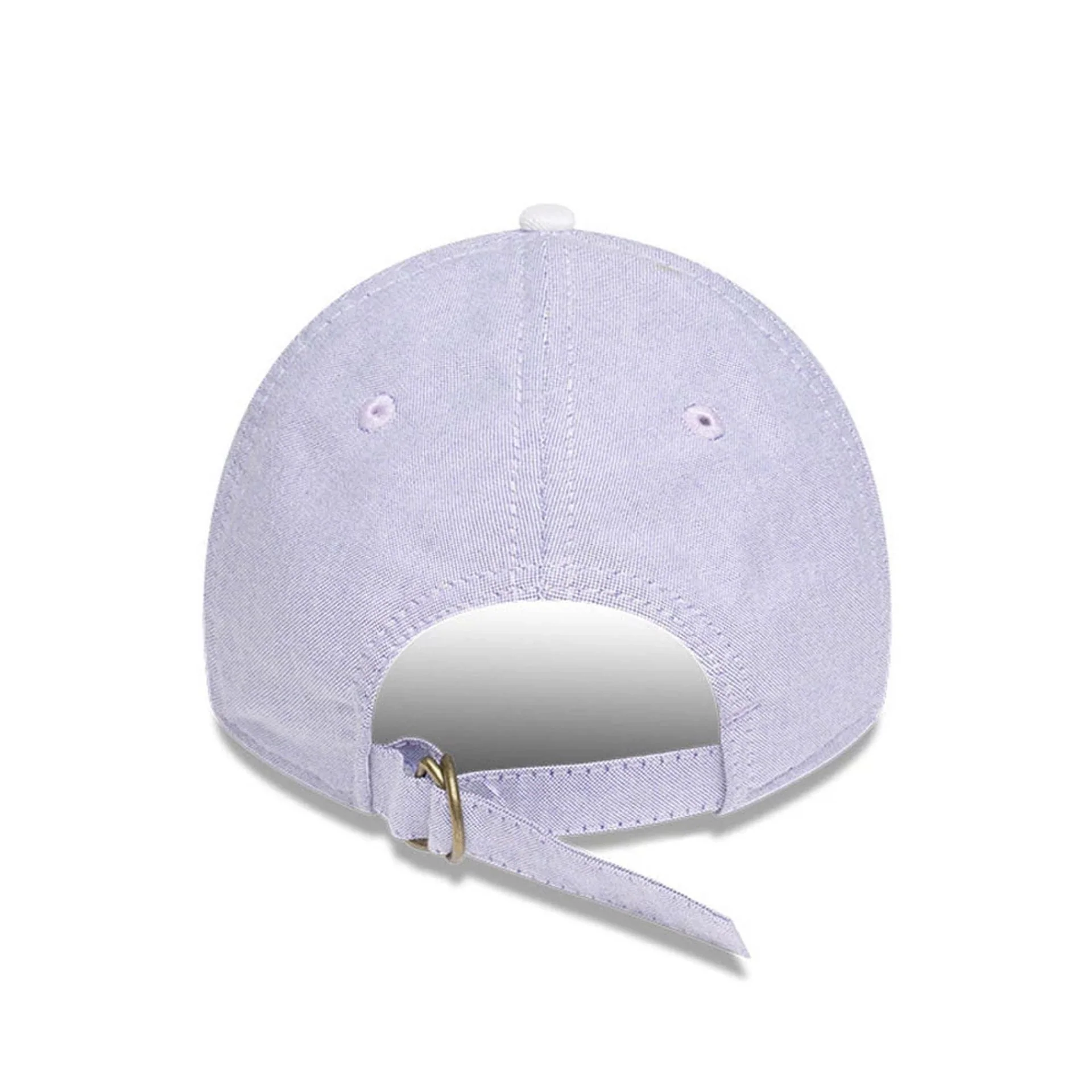 New York Yankees MLB Oxford Pastel Purple 9TWENTY Long Visor Adjustable Cap - Image 5