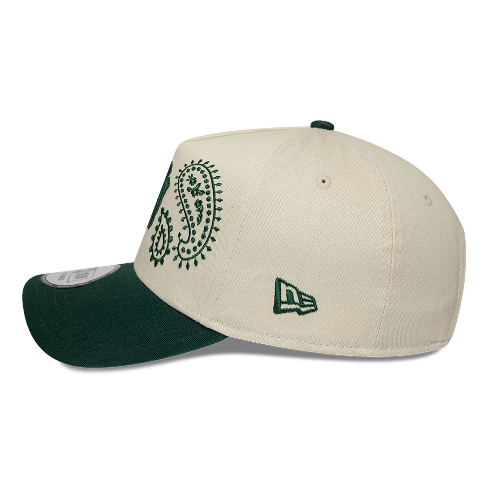 New York Yankees MLB Paisley Dark Green 9FORTY E-Frame Adjustable Cap - Image 5