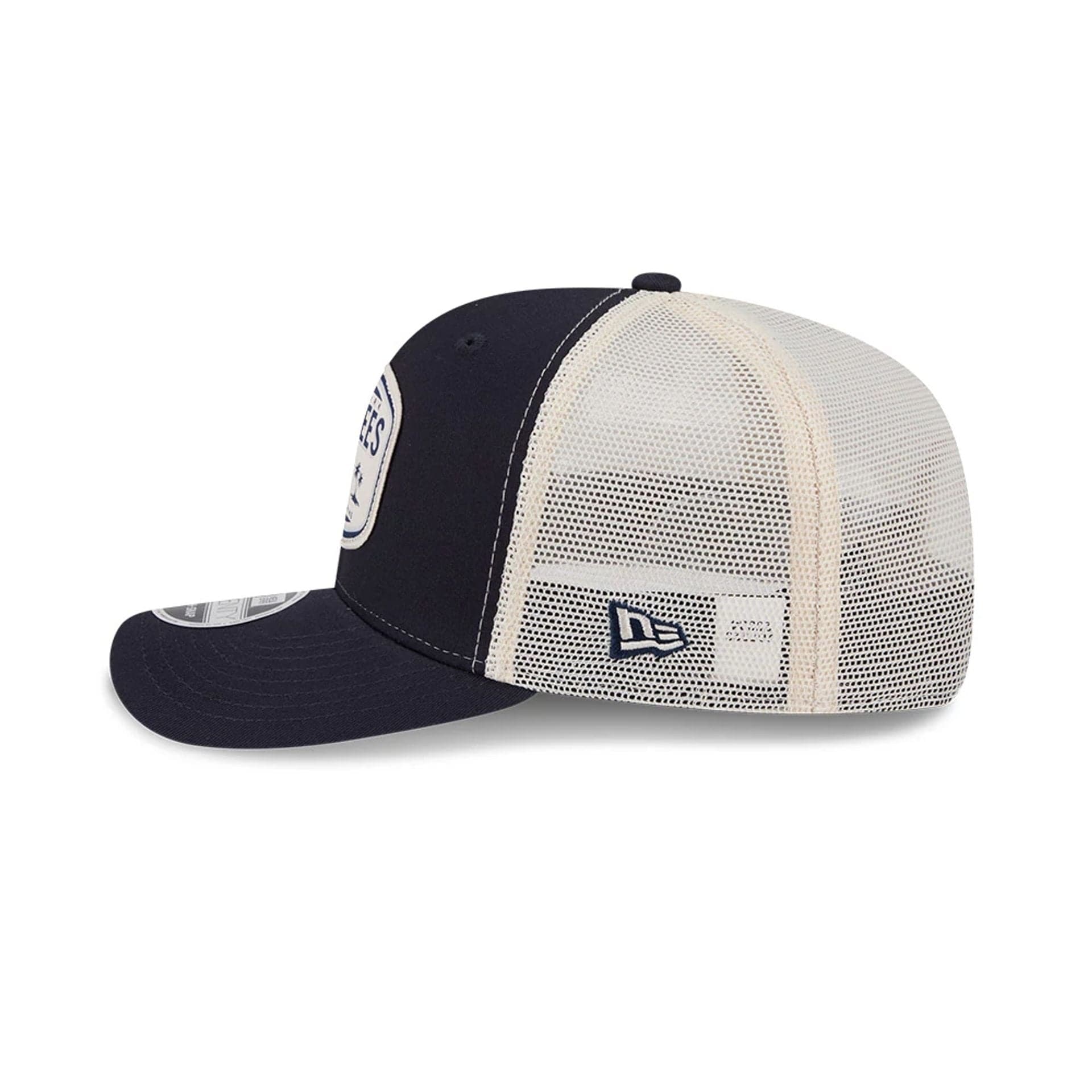 New York Yankees MLB Patch Navy 9SEVENTY Stretch Snap Adjustable Cap - Image 5