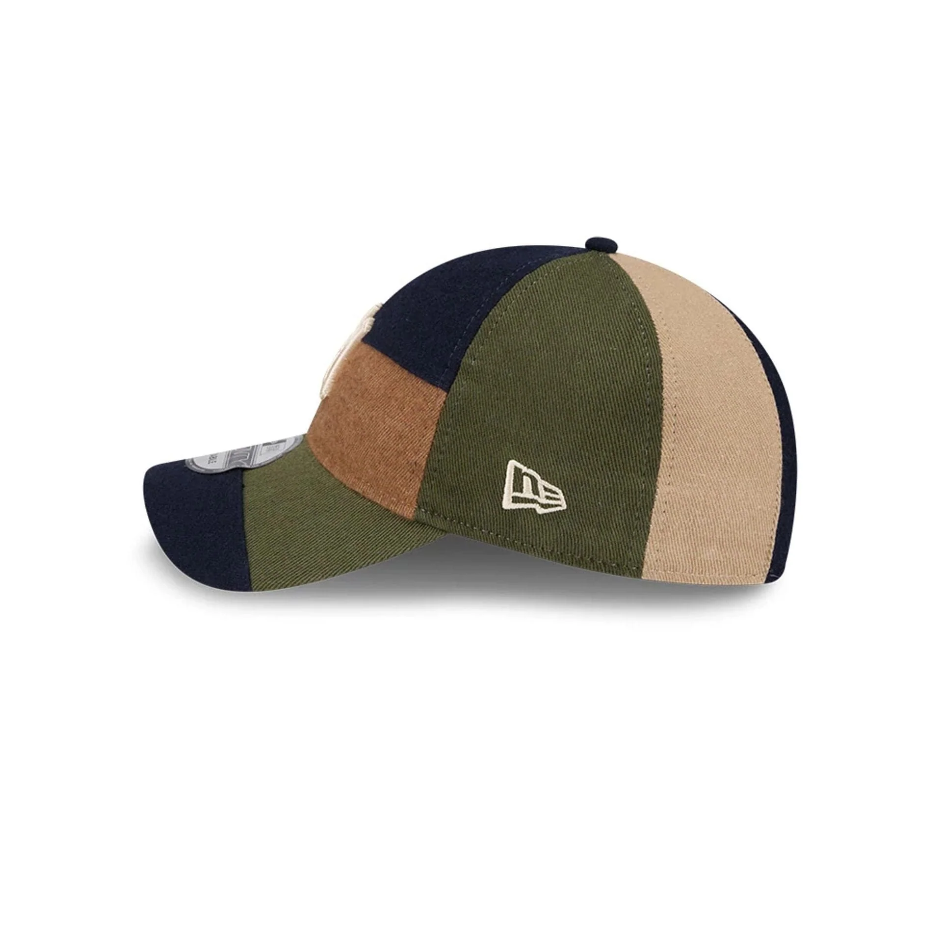 New York Yankees MLB Patchwork Open Brown 9TWENTY Adjustable Cap - Image 5