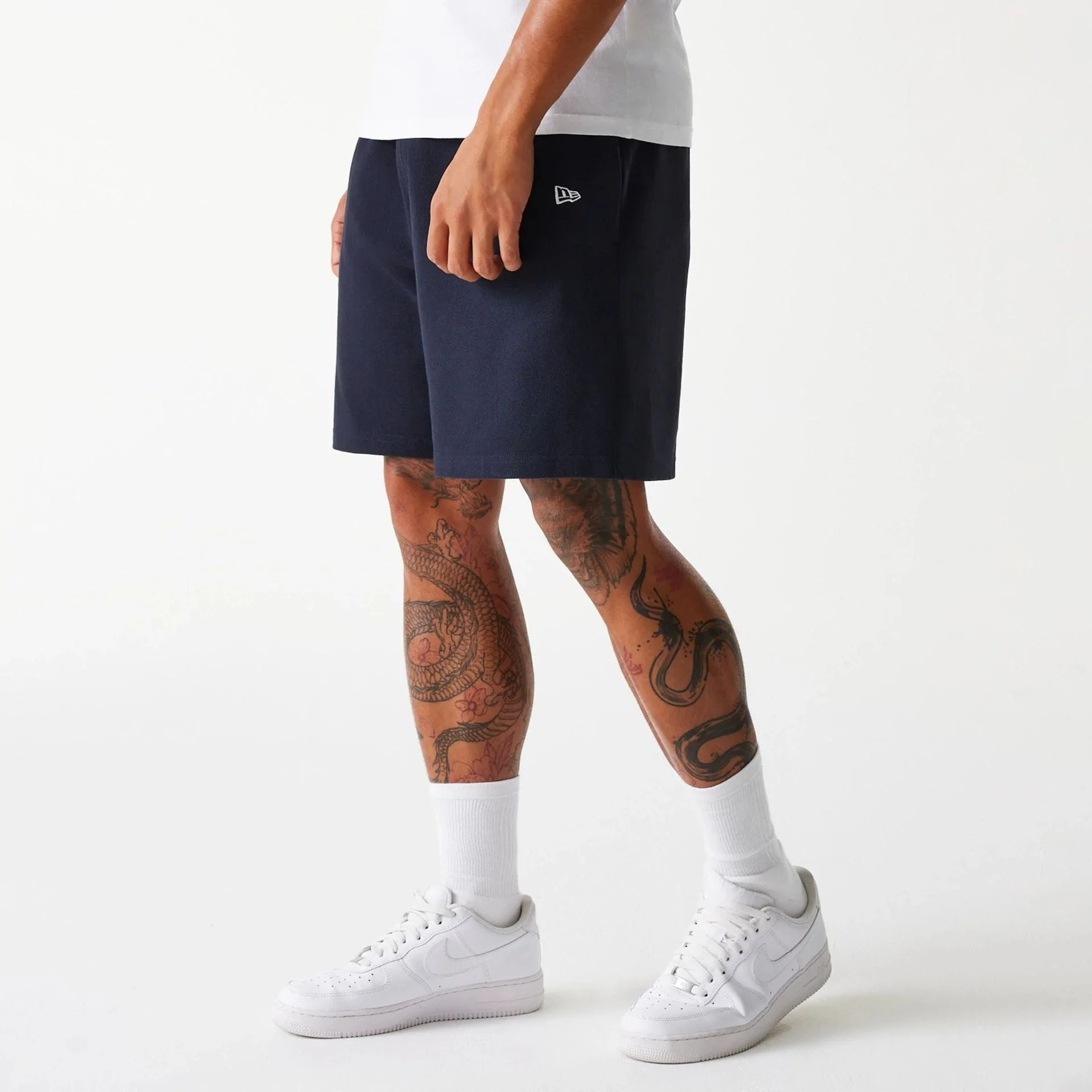 New York Yankees MLB Pique Navy Shorts - Image 3