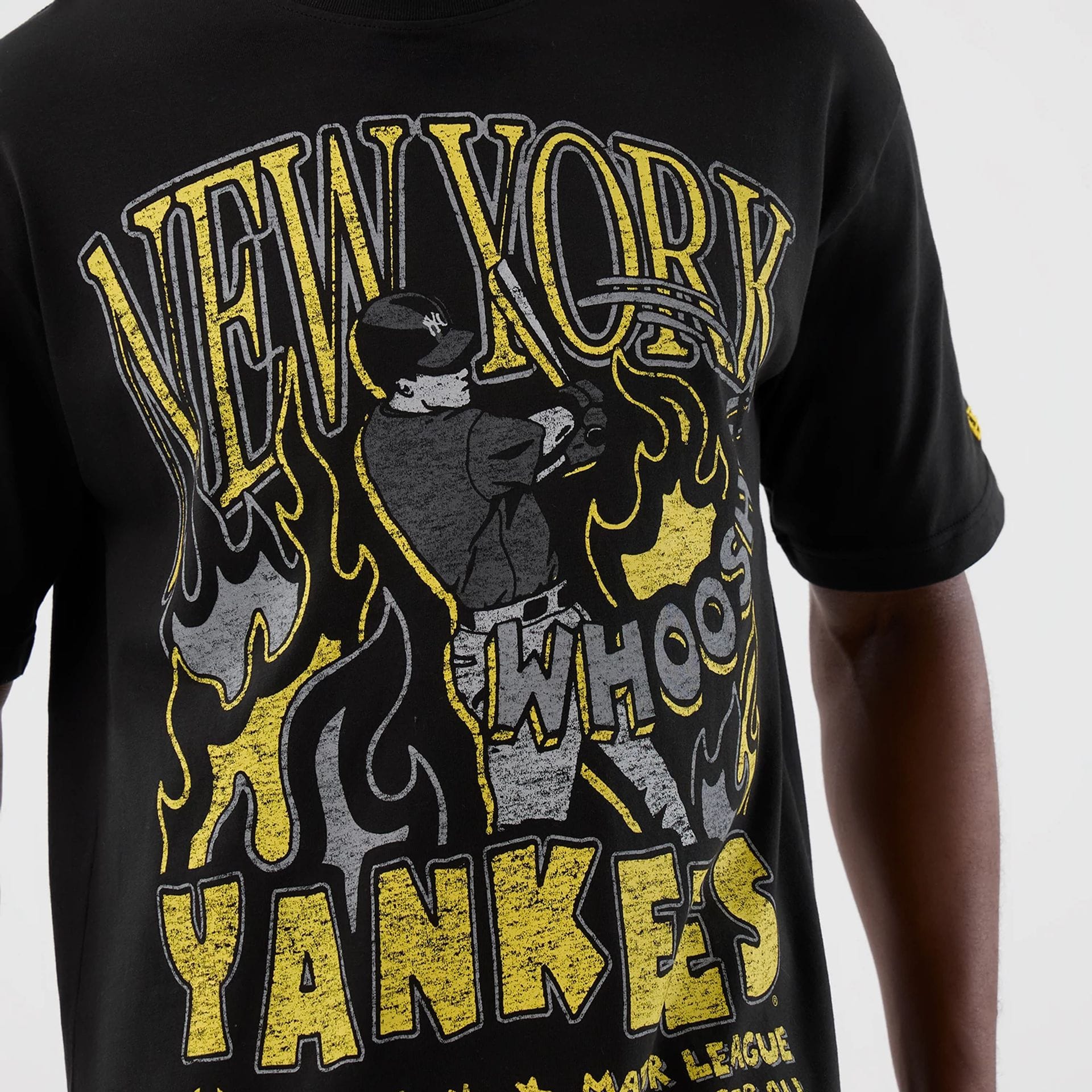 New York Yankees MLB Player Life Graphic Black T-Shirt - Image 3