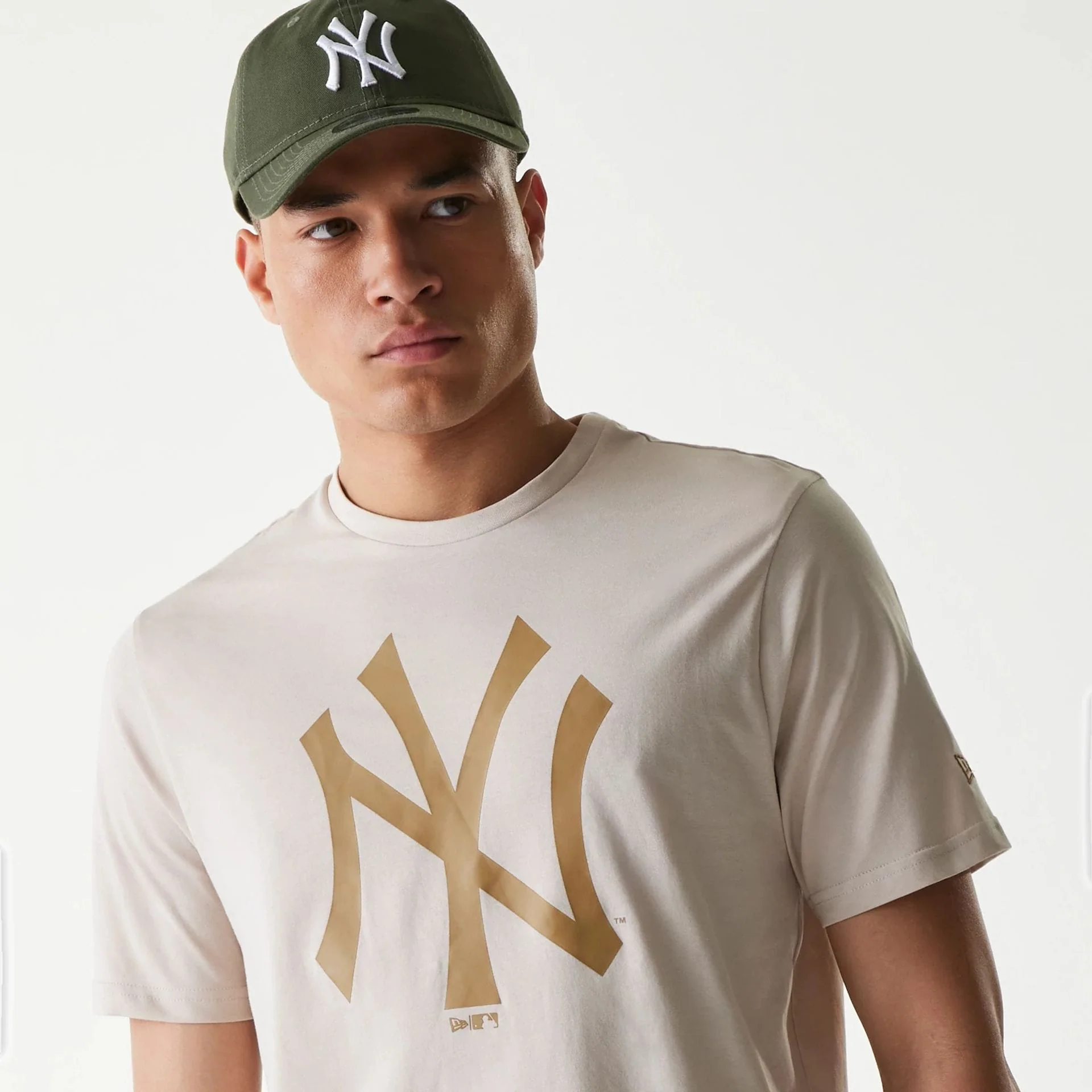 New York Yankees MLB Regular Cream T-Shirt - Image 2