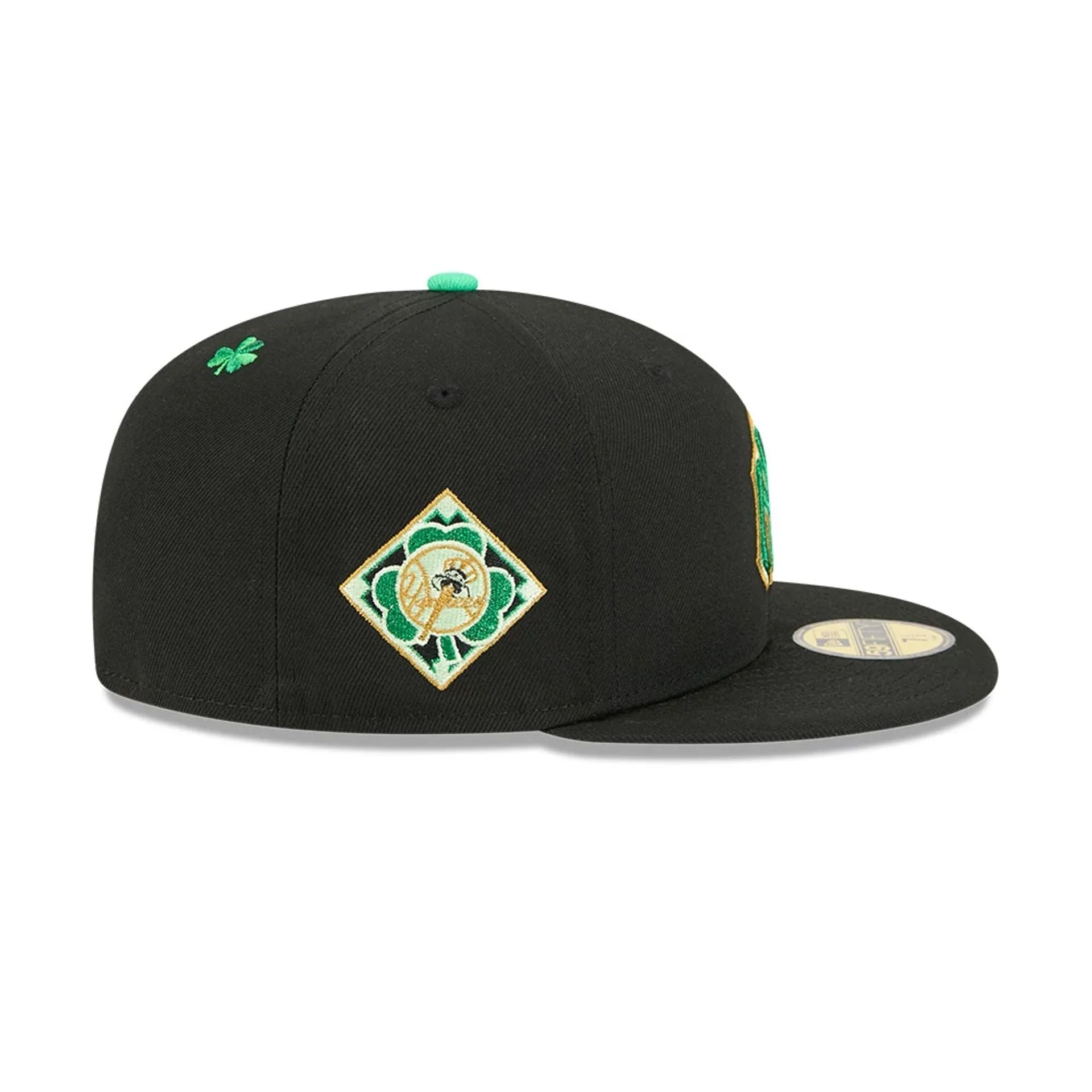 New York Yankees MLB Saint Patrick's Day Black 59FIFTY Fitted Cap - Image 4