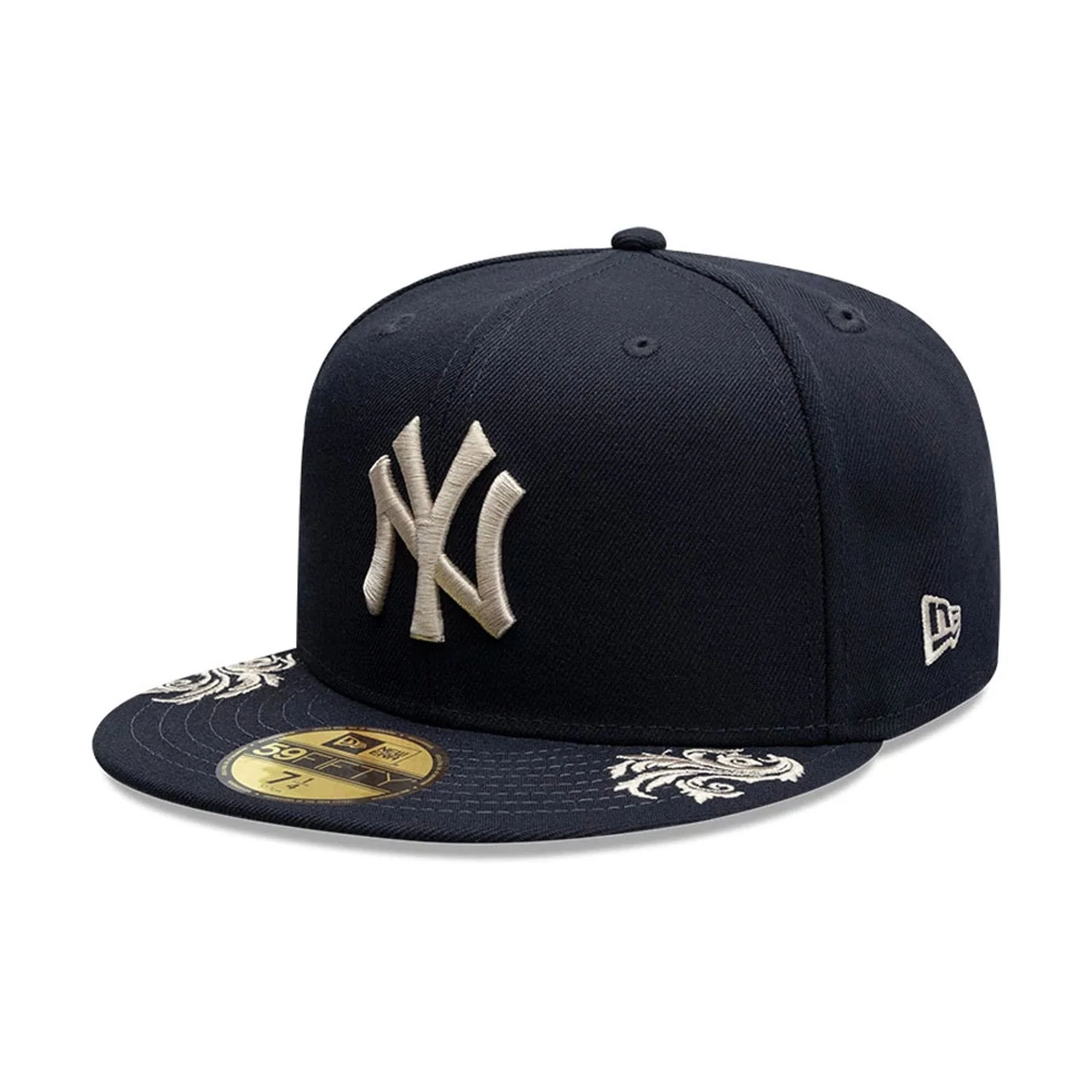 New York Yankees MLB Script Navy 59FIFTY Fitted Cap - Image 5