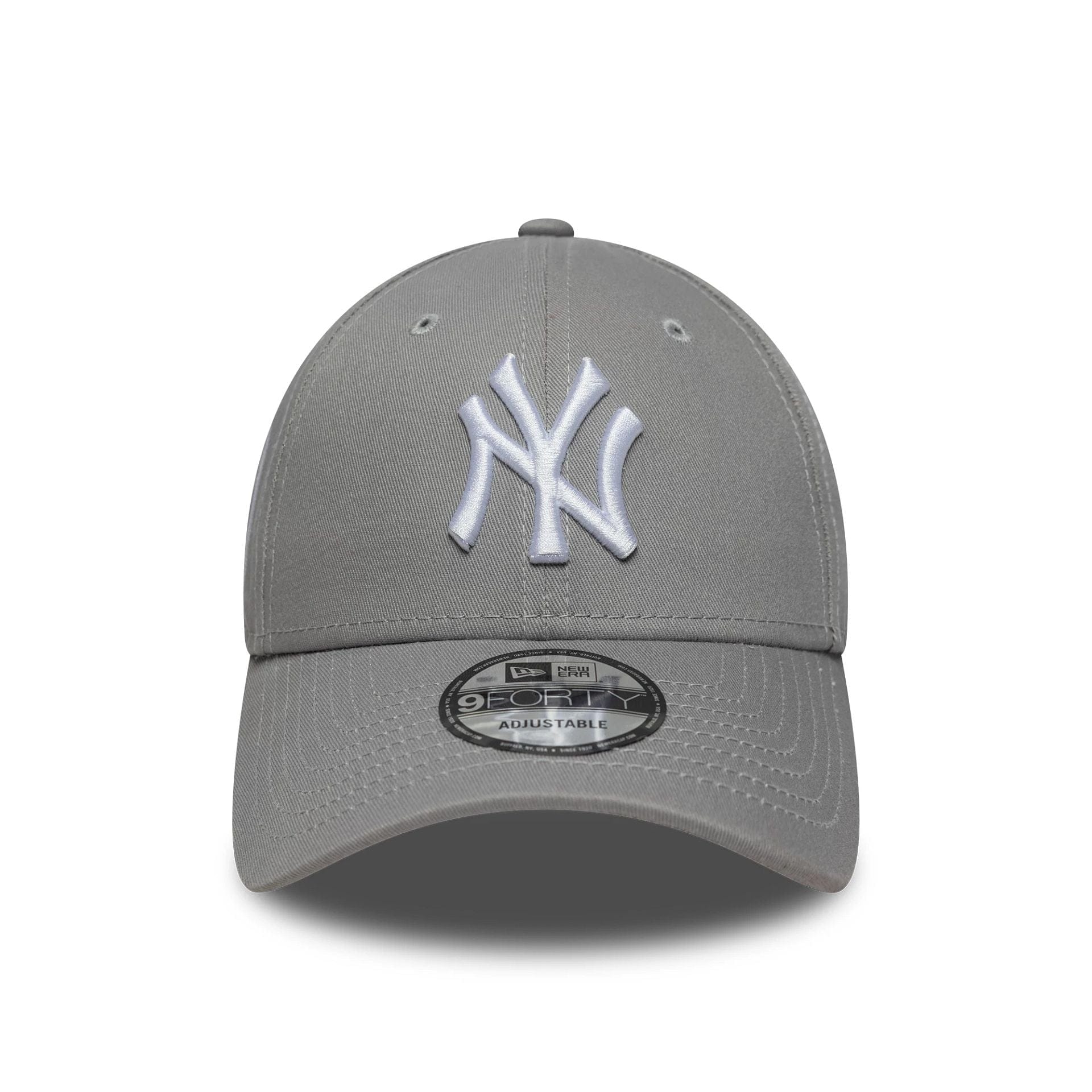 New York Yankees MLB Side Patch Grey 9FORTY Cap - Image 2