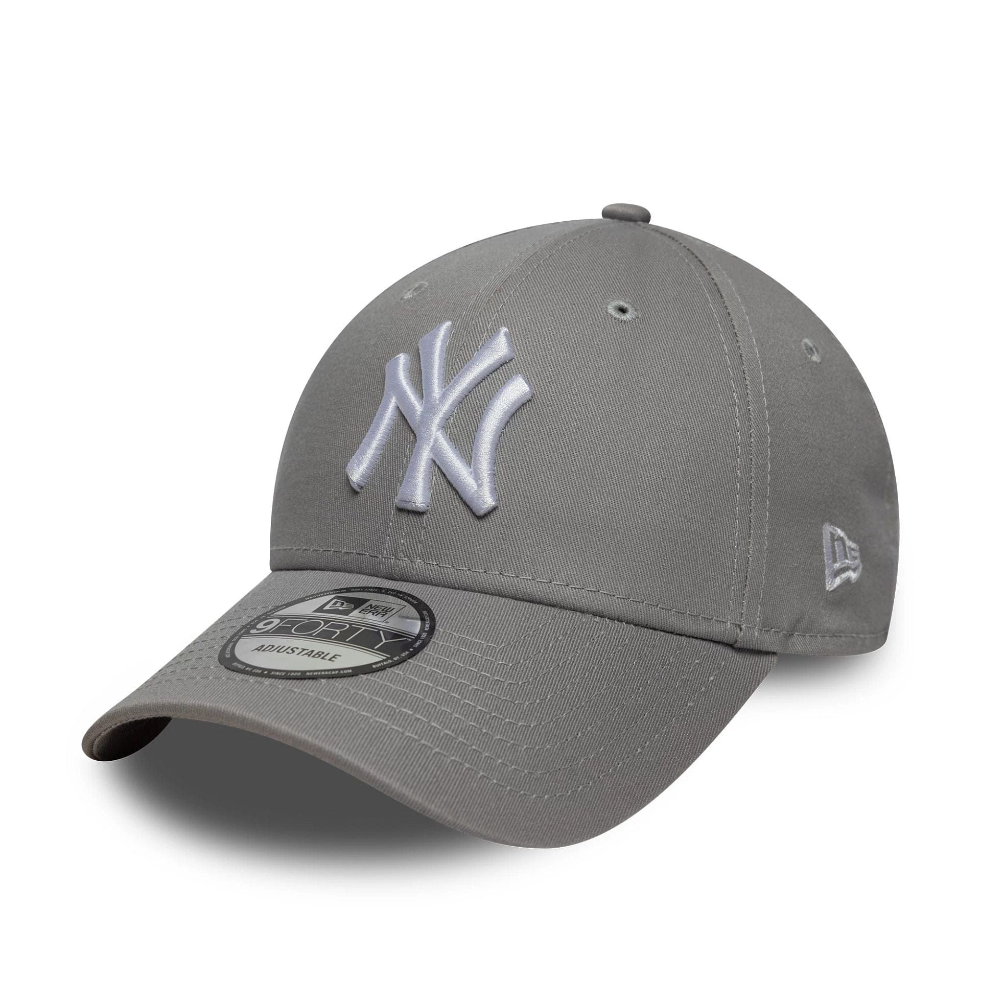 New York Yankees MLB Side Patch Grey 9FORTY Cap - Image 3