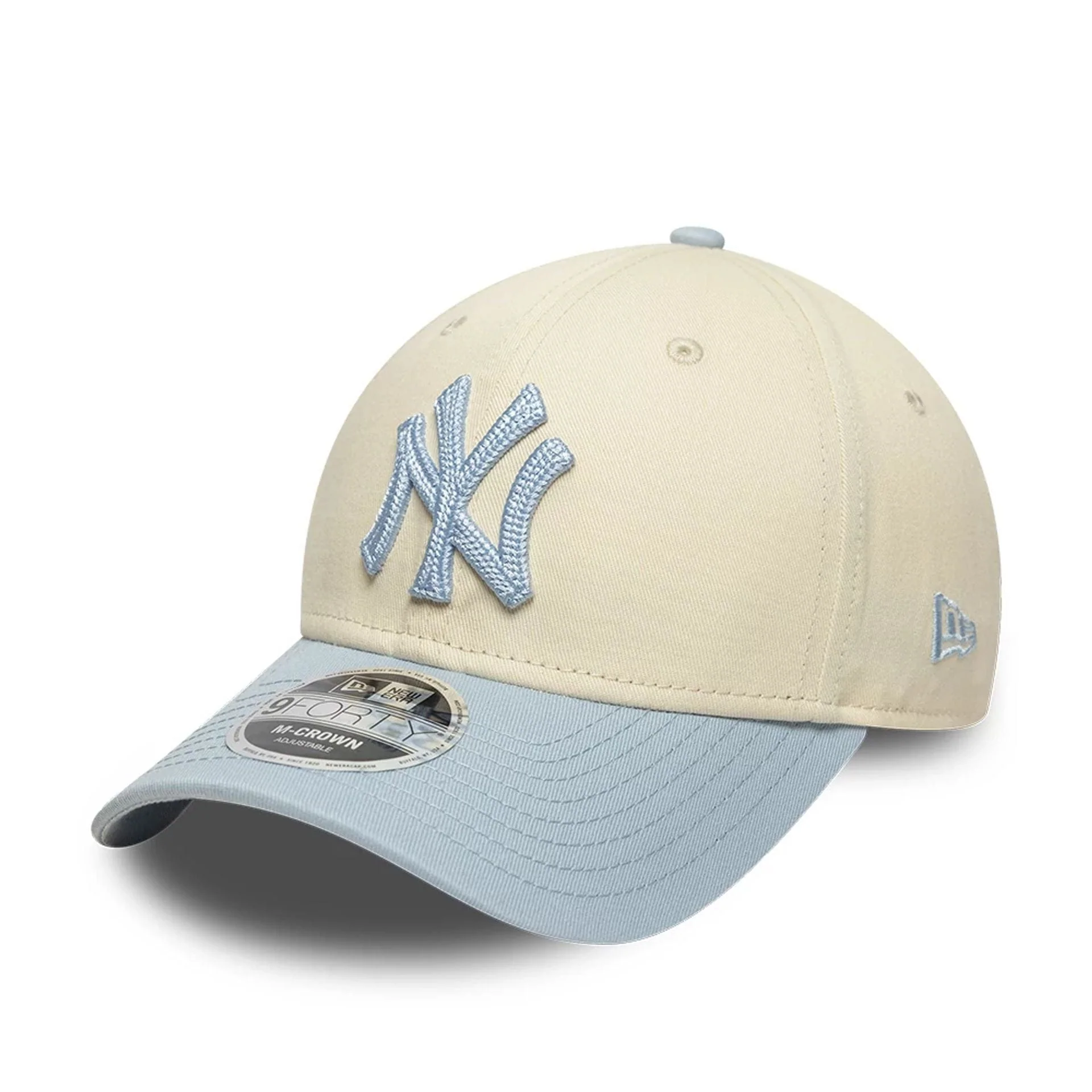 New York Yankees MLB Side Script Cream 9FORTY M-Crown Adjustable Cap - Image 3